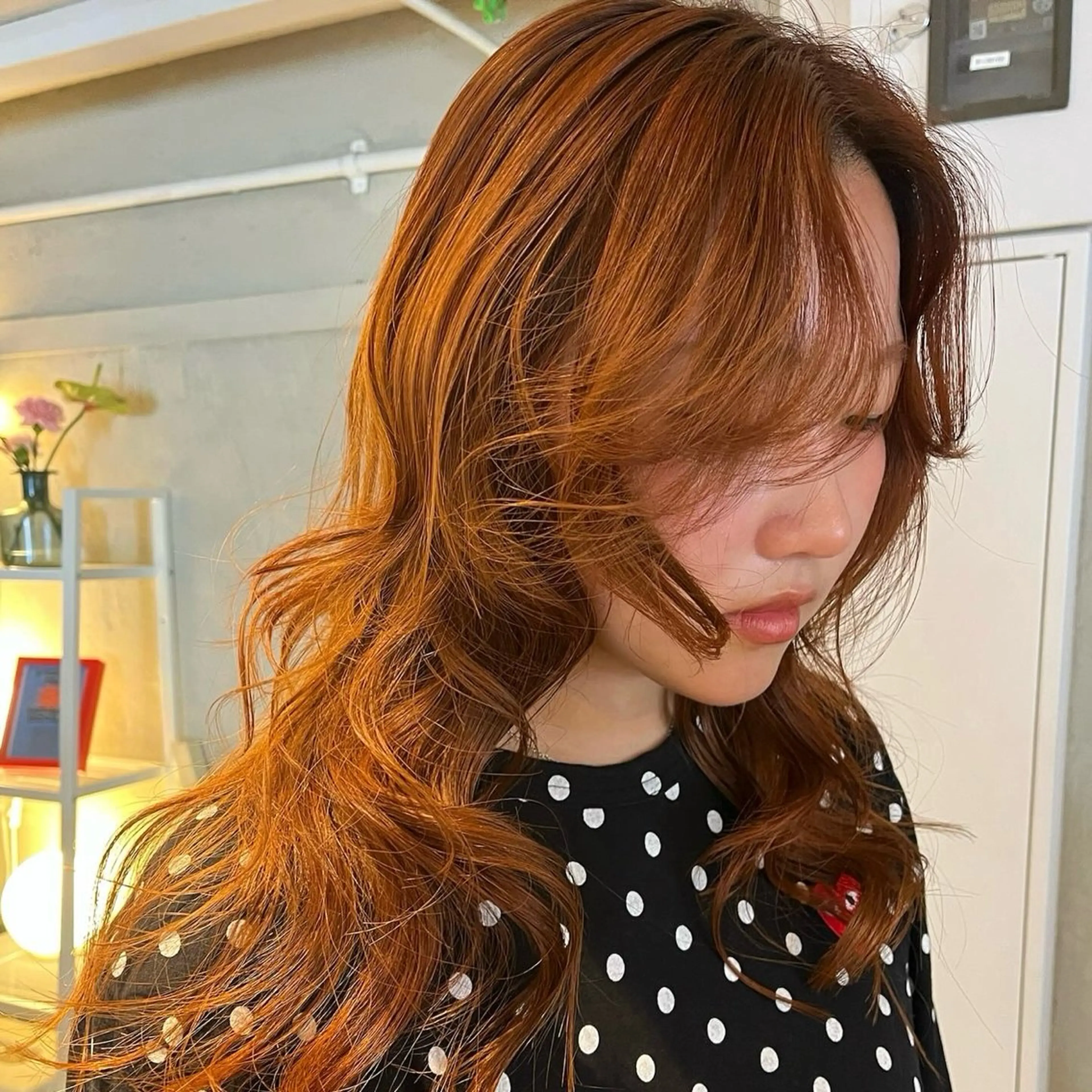 ロング カラー トリートメント ボブハイトーン🦖 デザインMAMIのヘアスタイル