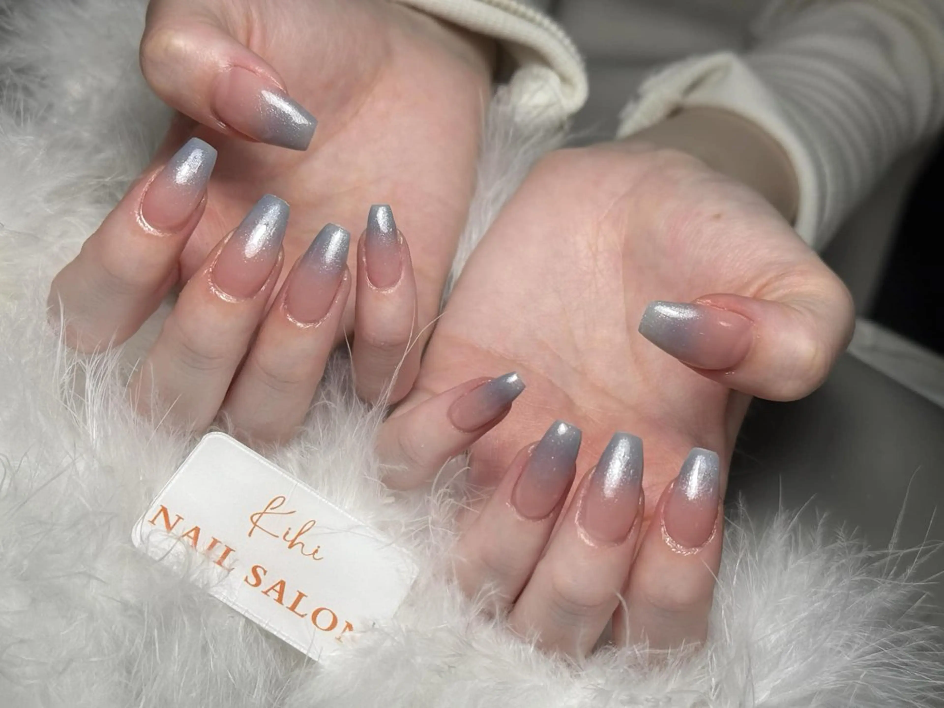 ネイル アートネイル フレンチネイル ジェルネイル グラデーション 韓国ネイル ハンドネイル ハンドケア さくら💮💮 【オフ無料】のネイルデザイン