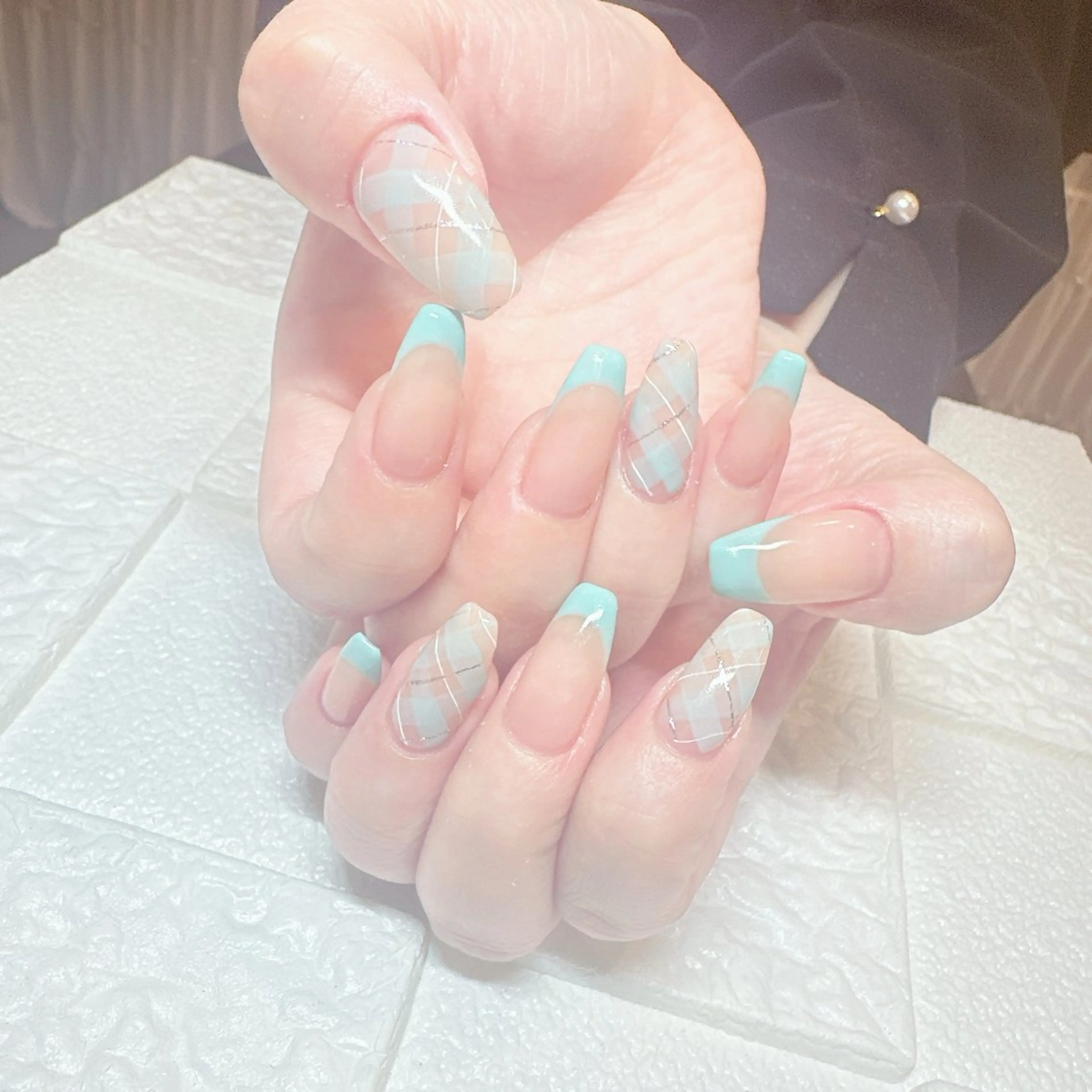 ネイル ハンドネイル I_p4ce 🍊あい🍊のネイルデザイン