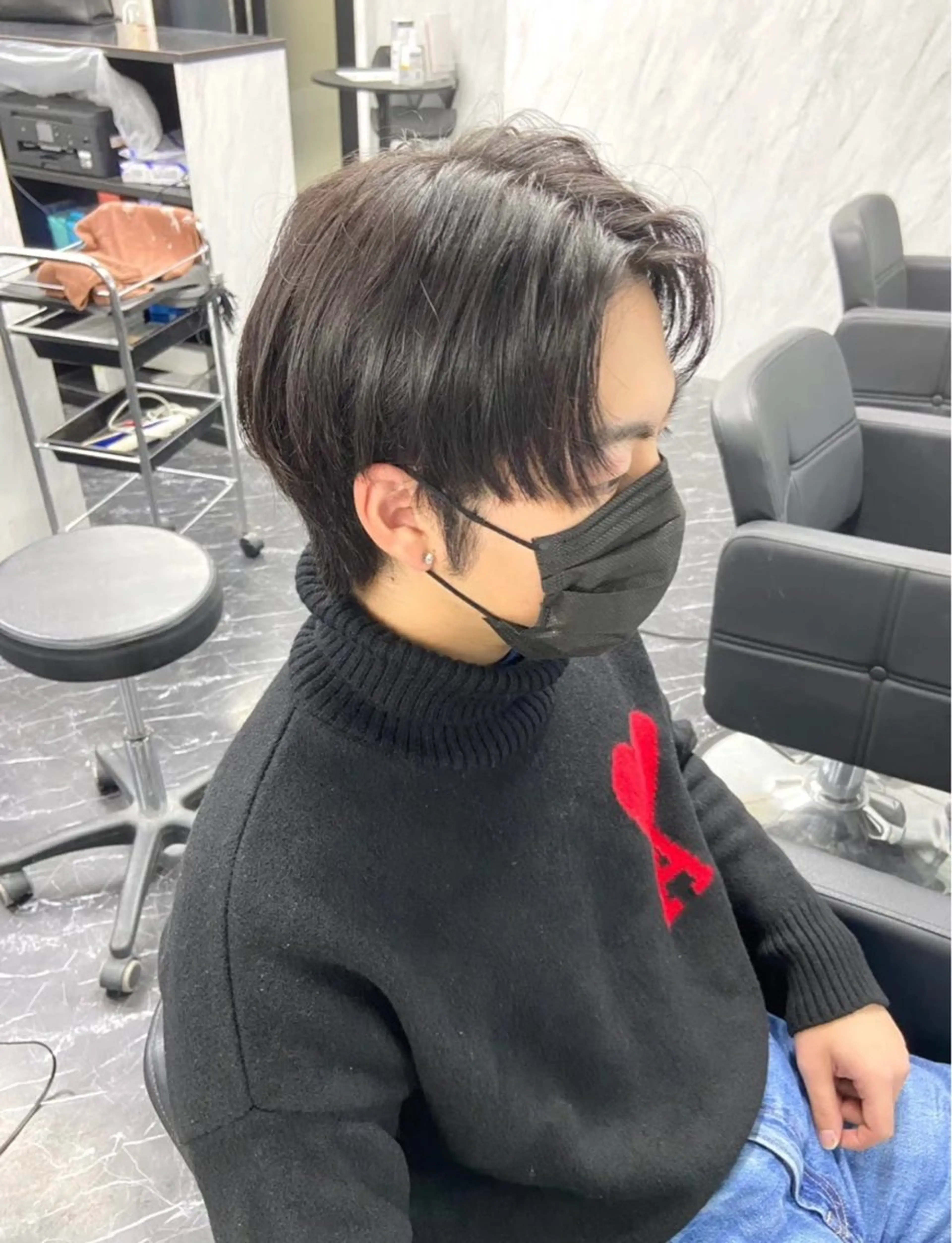 メンズ✨メンズカット+ワンカラー ¥6500の写真