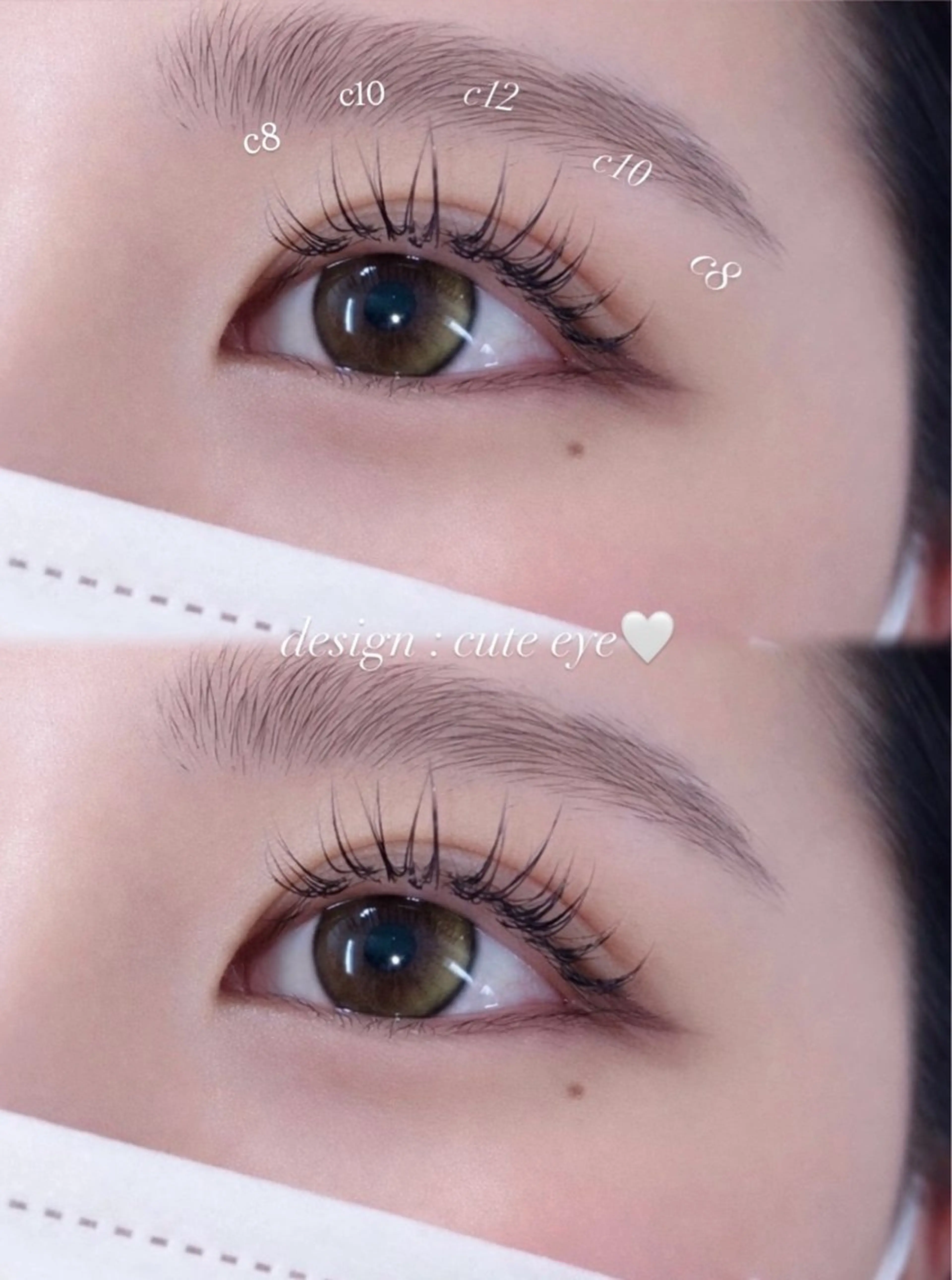 マツエク・マツパ フラットラッシュ パリジェンヌラッシュリフト まつげパーマ 一重×まつ毛パーマ マツエク マツエク/パリエク あゆなのその他イメージ