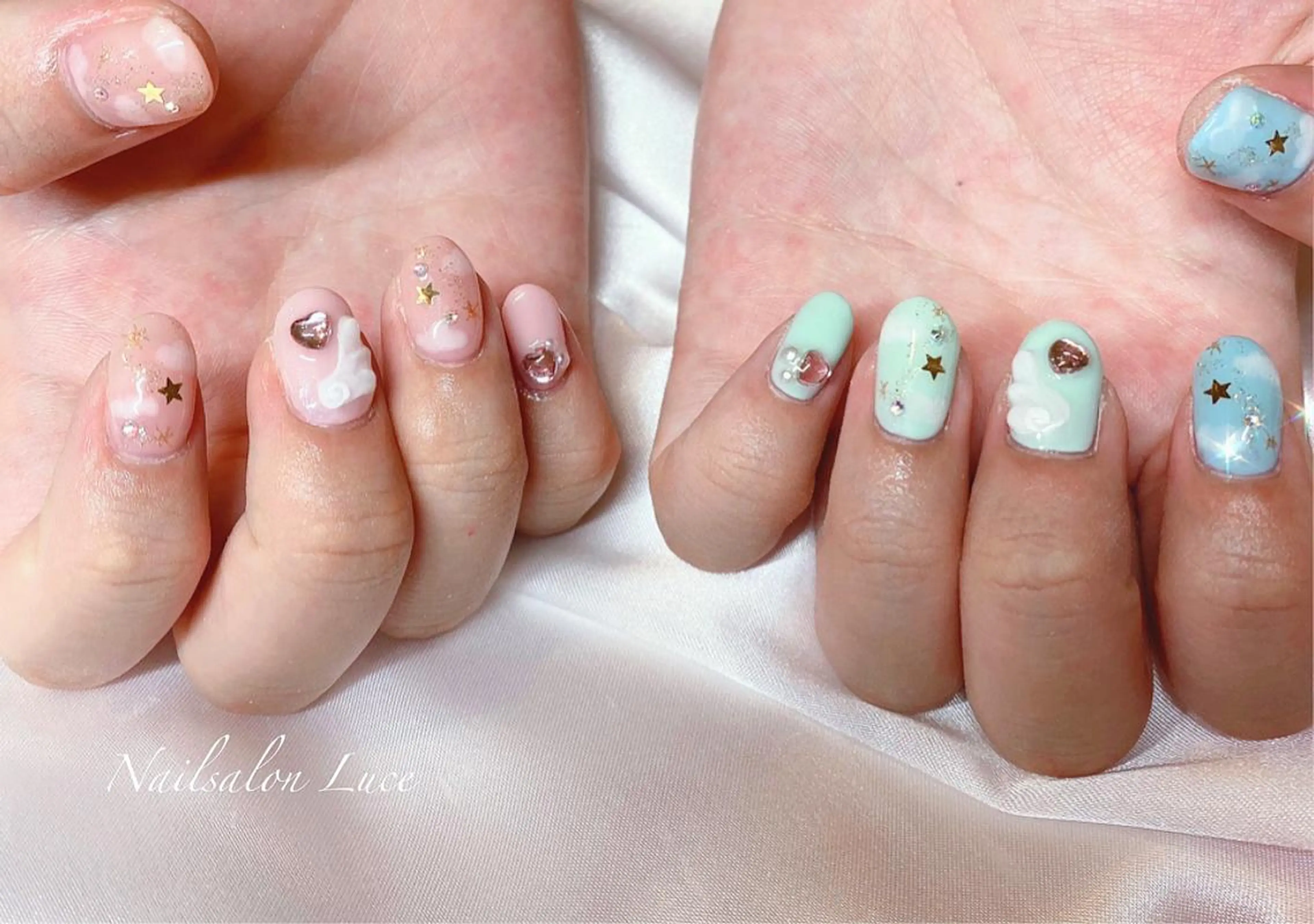 ネイル ジェルネイル ワンカラーネイル まつ毛、ネイル& 脱毛サロン　Lのマツエク・マツパデザイン