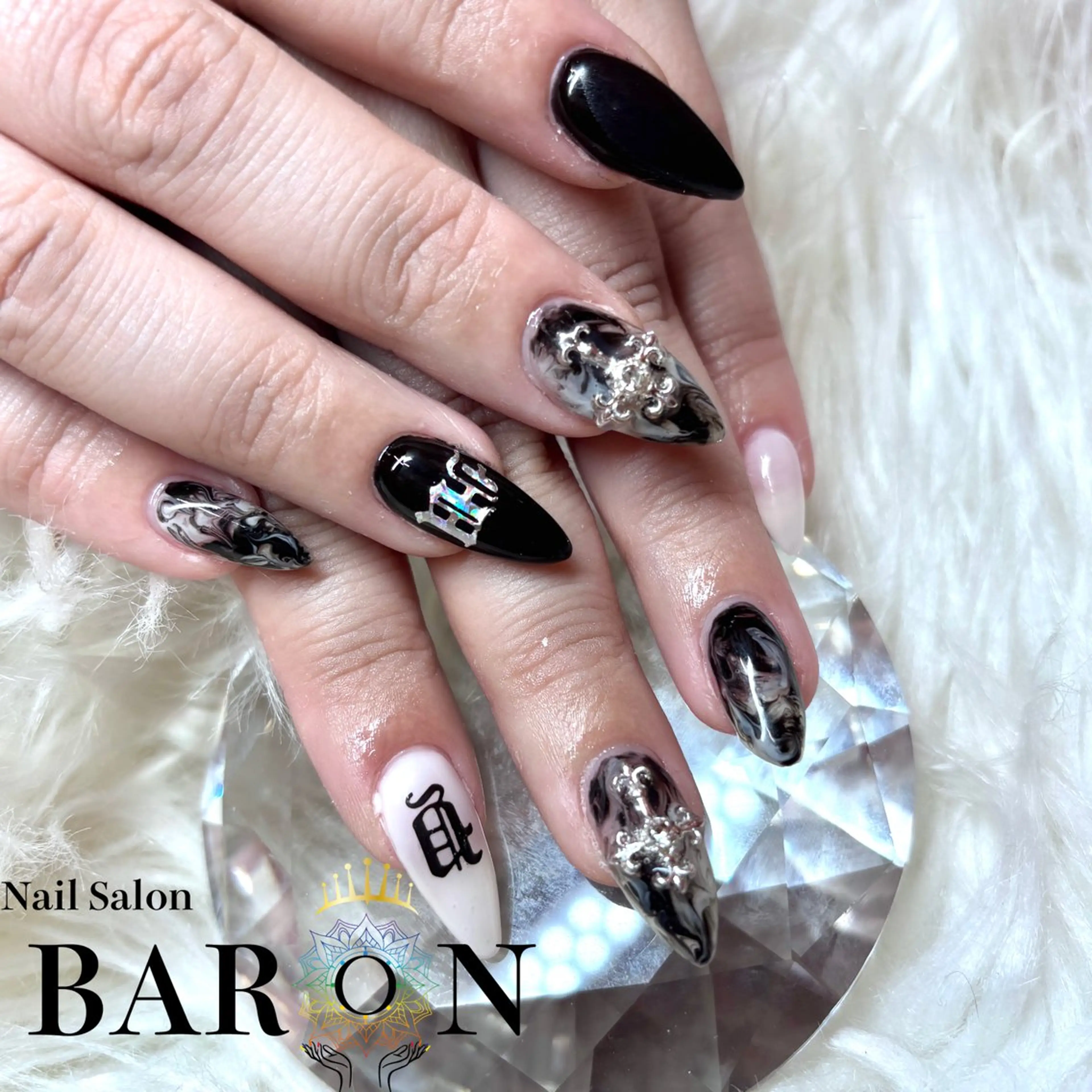 ネイル ハンドネイル BARON WAKAのネイルデザイン