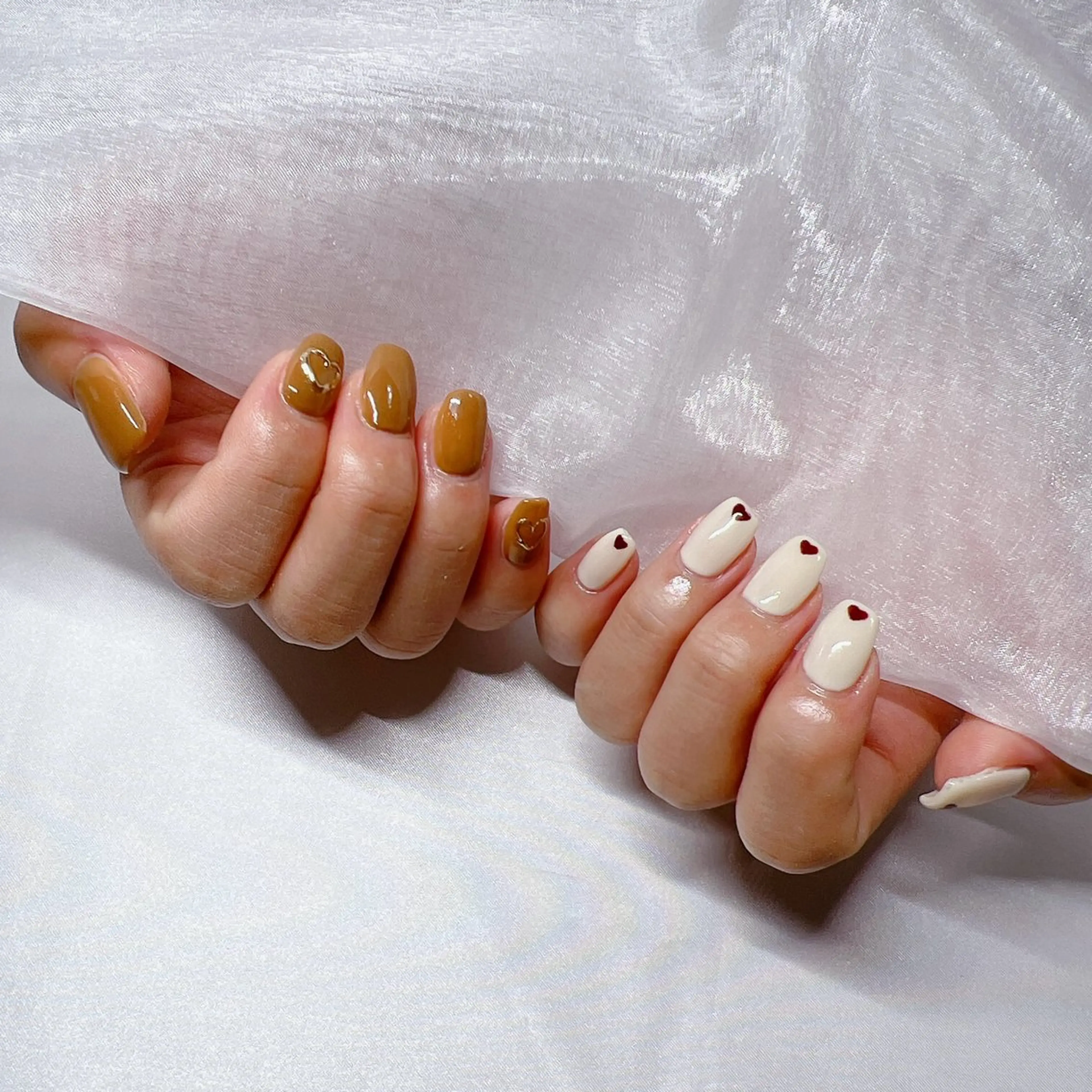 ネイル ジェルネイル 韓国ネイル ラメ(グリッター) マグネットネイル 持ち込み ハンドネイル -nail salon-Reward所属・nail salon Rewardのネイルデザイン