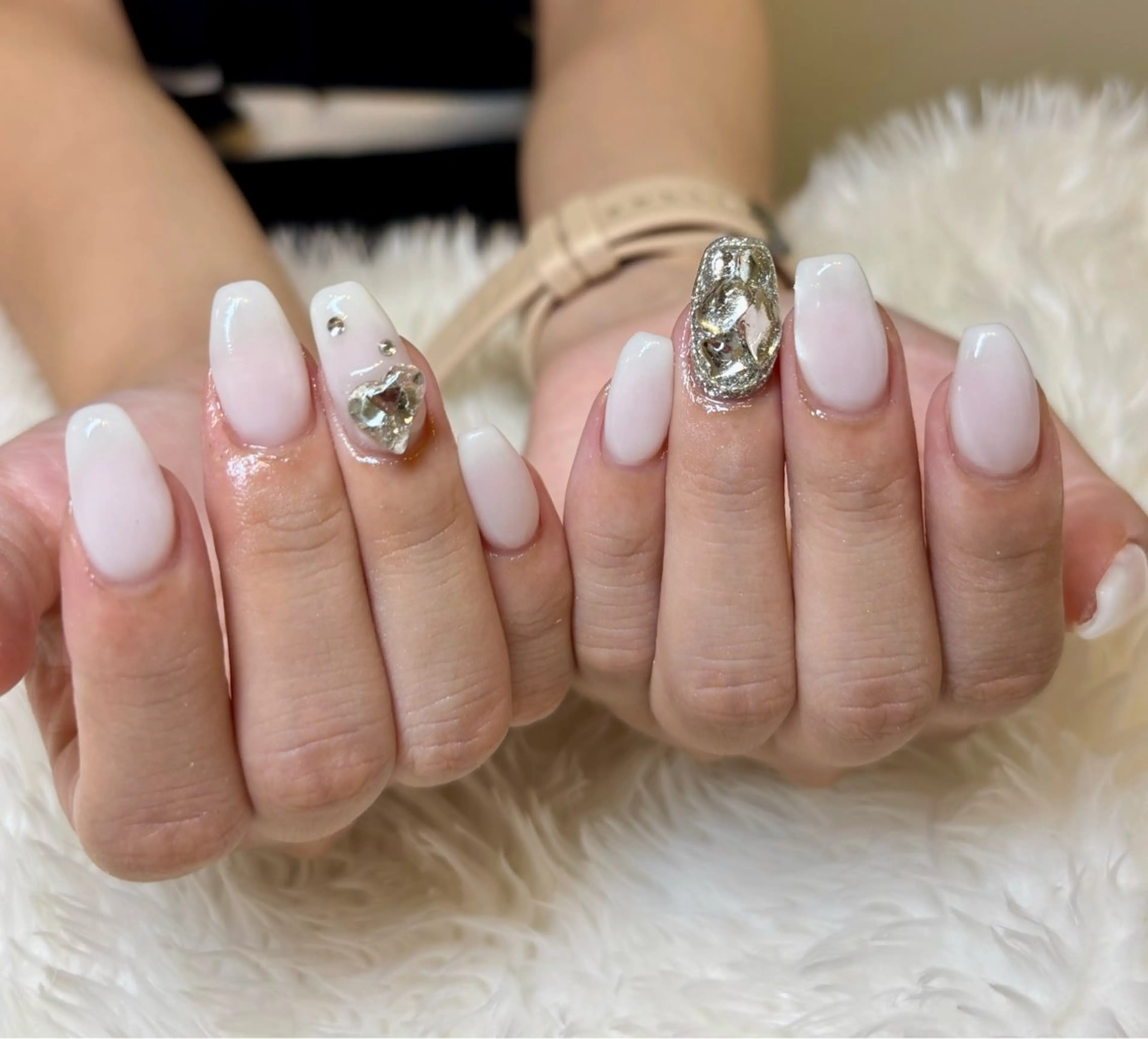 ネイル ️🩵Merci Miyu 南堀江️のネイルデザイン