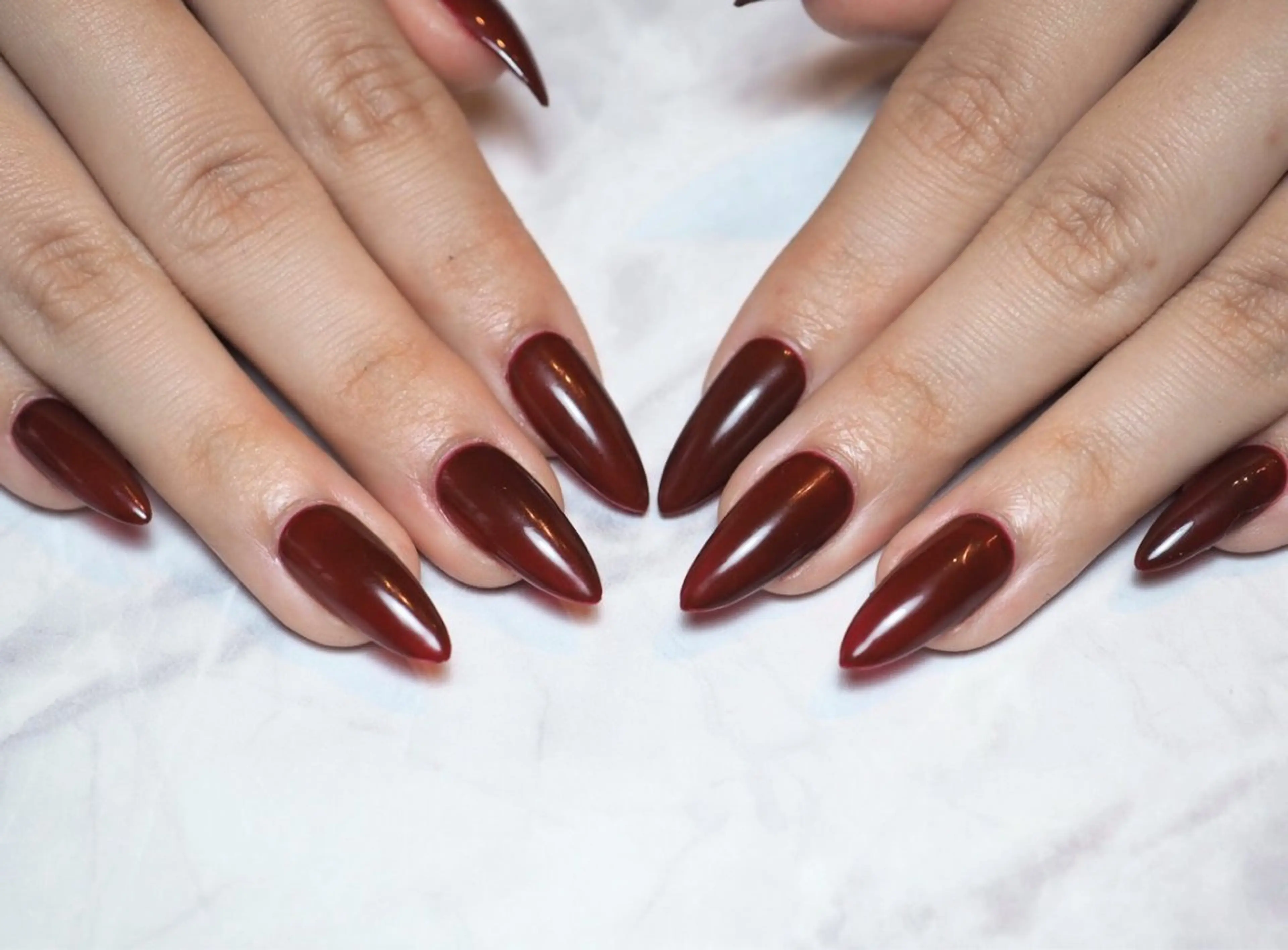 長さ出しワンカラー💅¥8980の写真