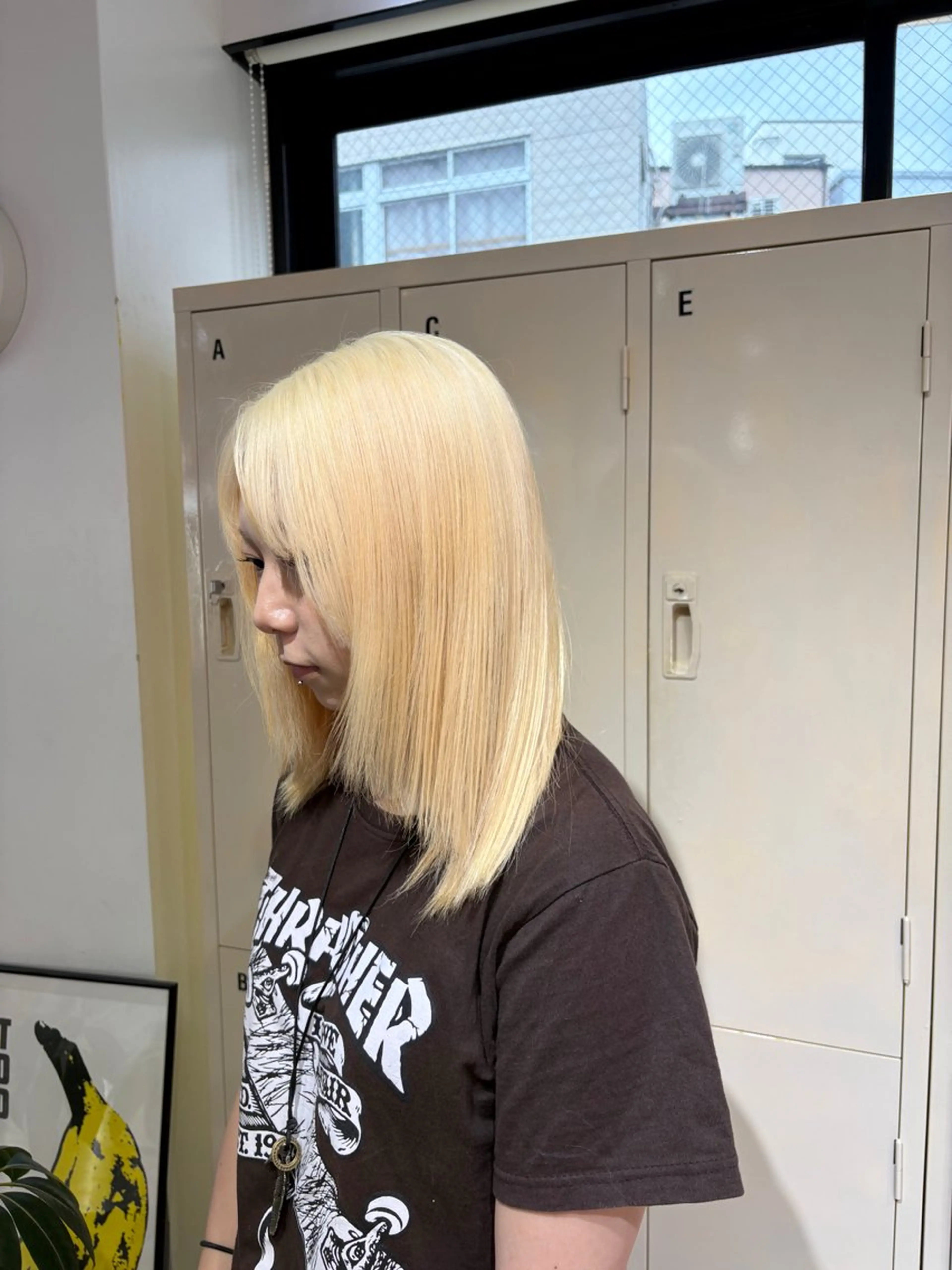 ミディアム ヘアカラー トリートメント ヘアセット 🧤高明度ハイトーン 🧤莉音のヘアスタイル