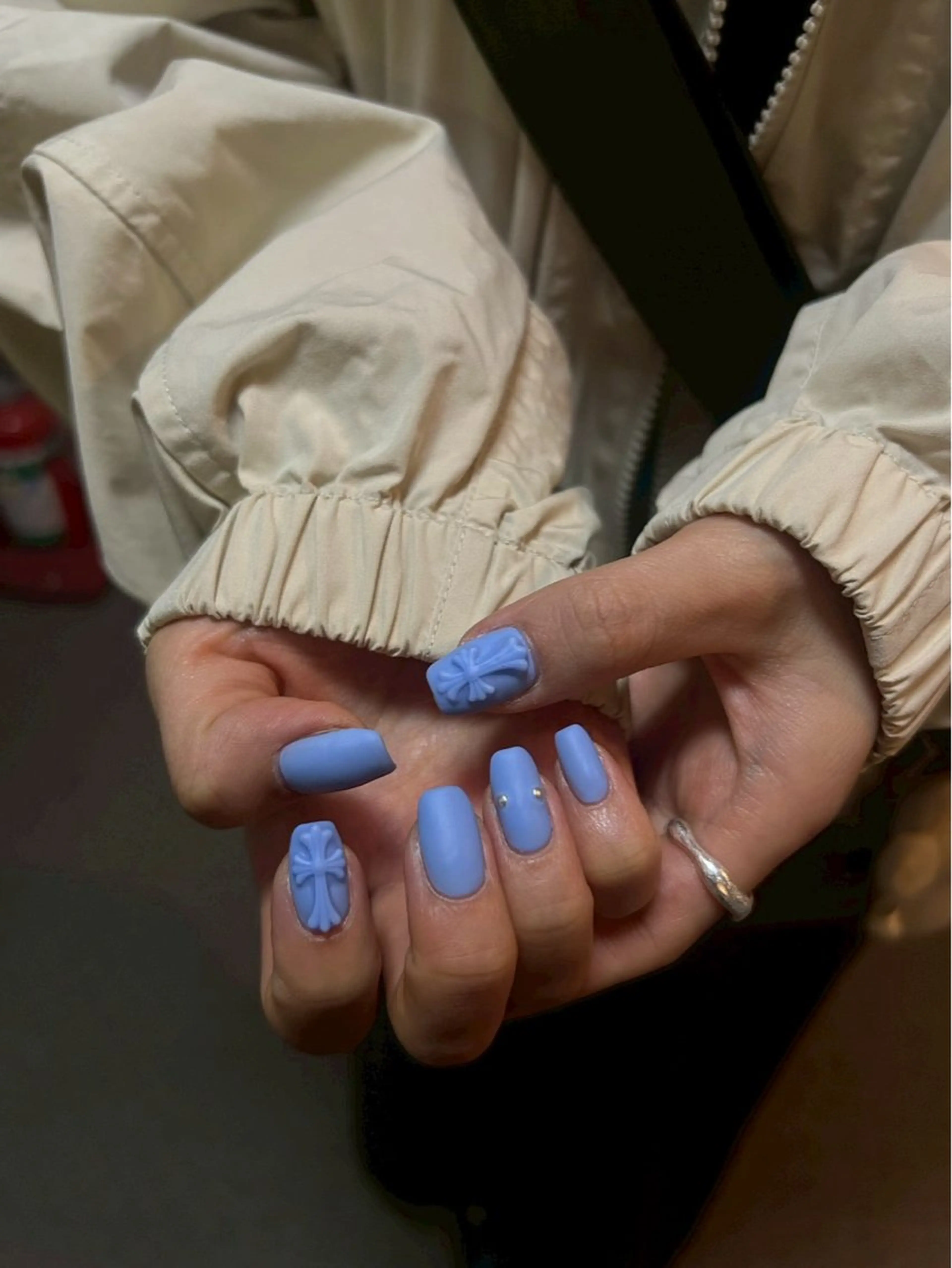 セミロング ハンドネイル Nbibi nail salonのネイルデザイン