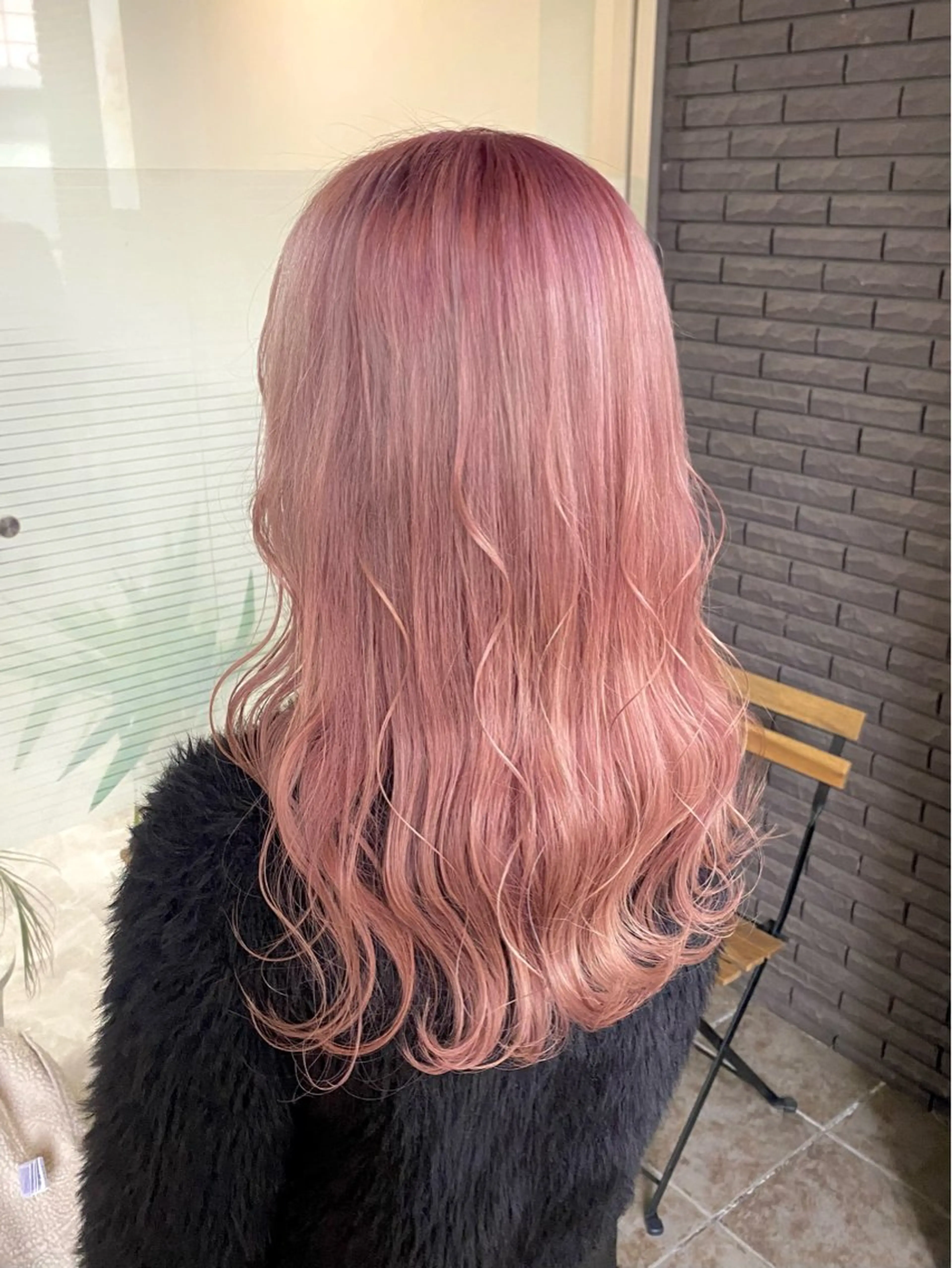 ロング カラー ハイトーンカラー ピンクカラー ホワイトピンク カット ヘアカラー トリートメント 髪質改善/似合わせ パーマ/yumikaのヘアスタイル