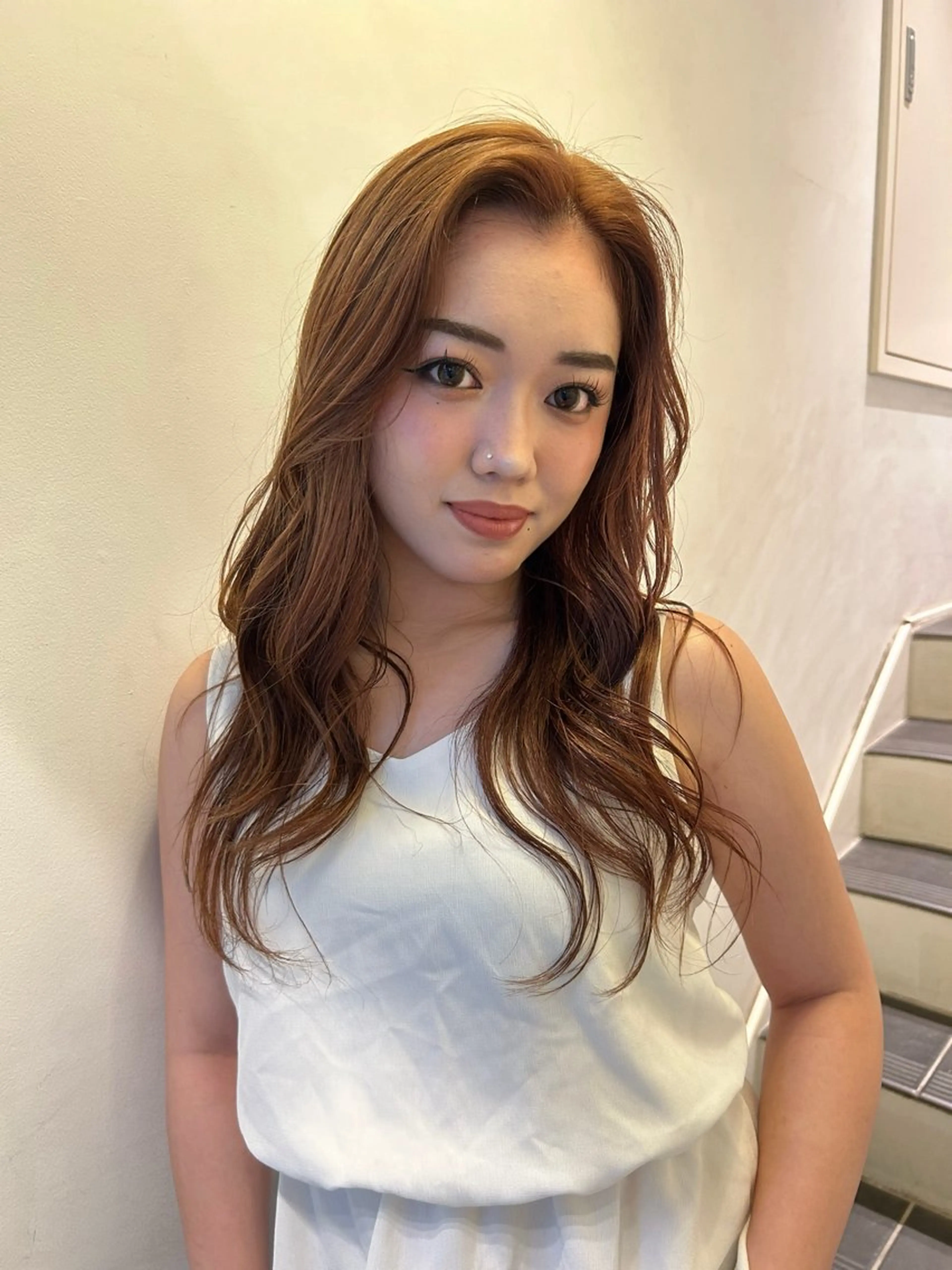 ロング 高山沙来/ストレート パーマ特化/縮毛矯正のヘアスタイル