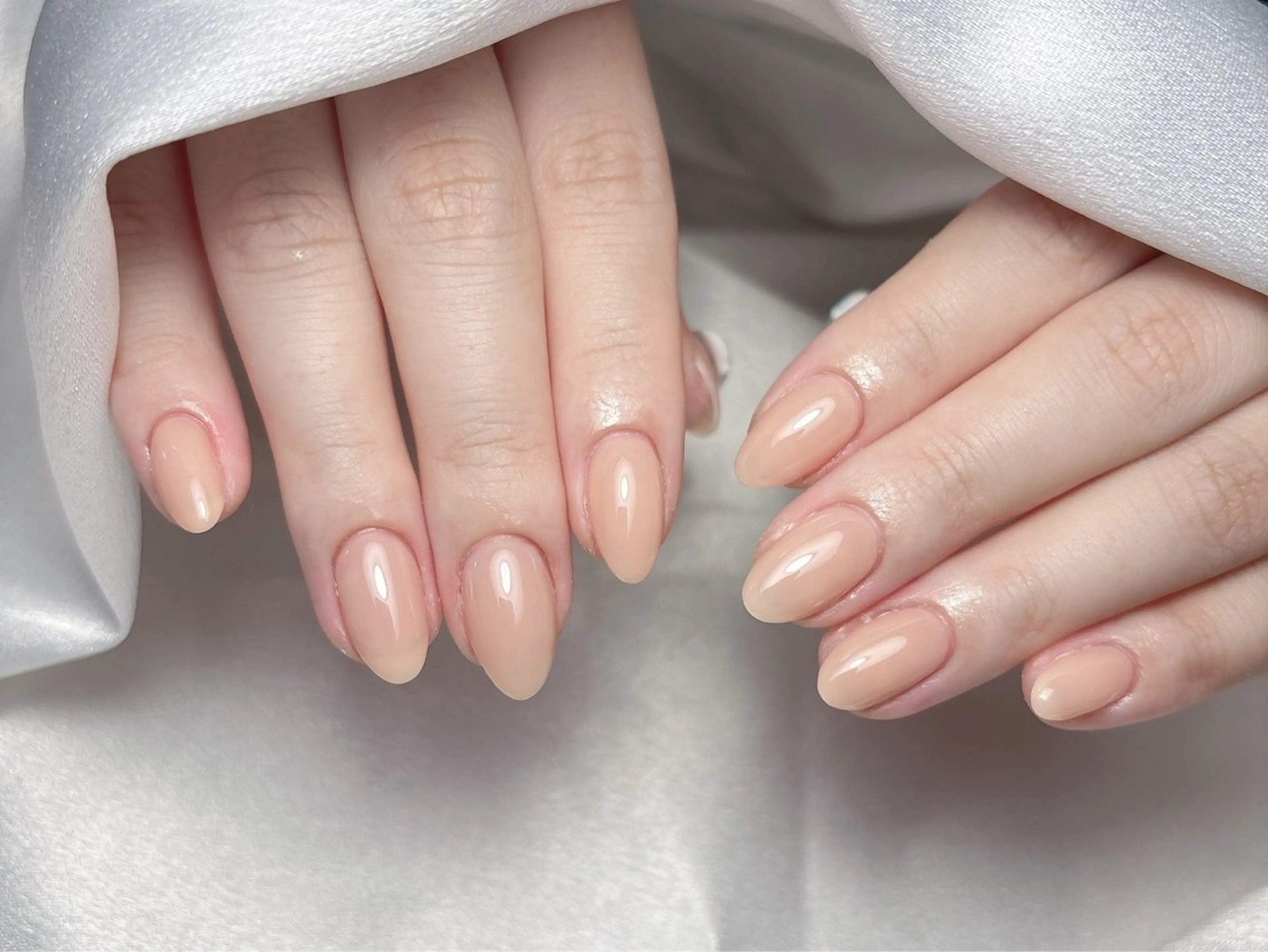 ネイル ハンドネイル Aura Nail 長さだし/パラジェルのネイルデザイン