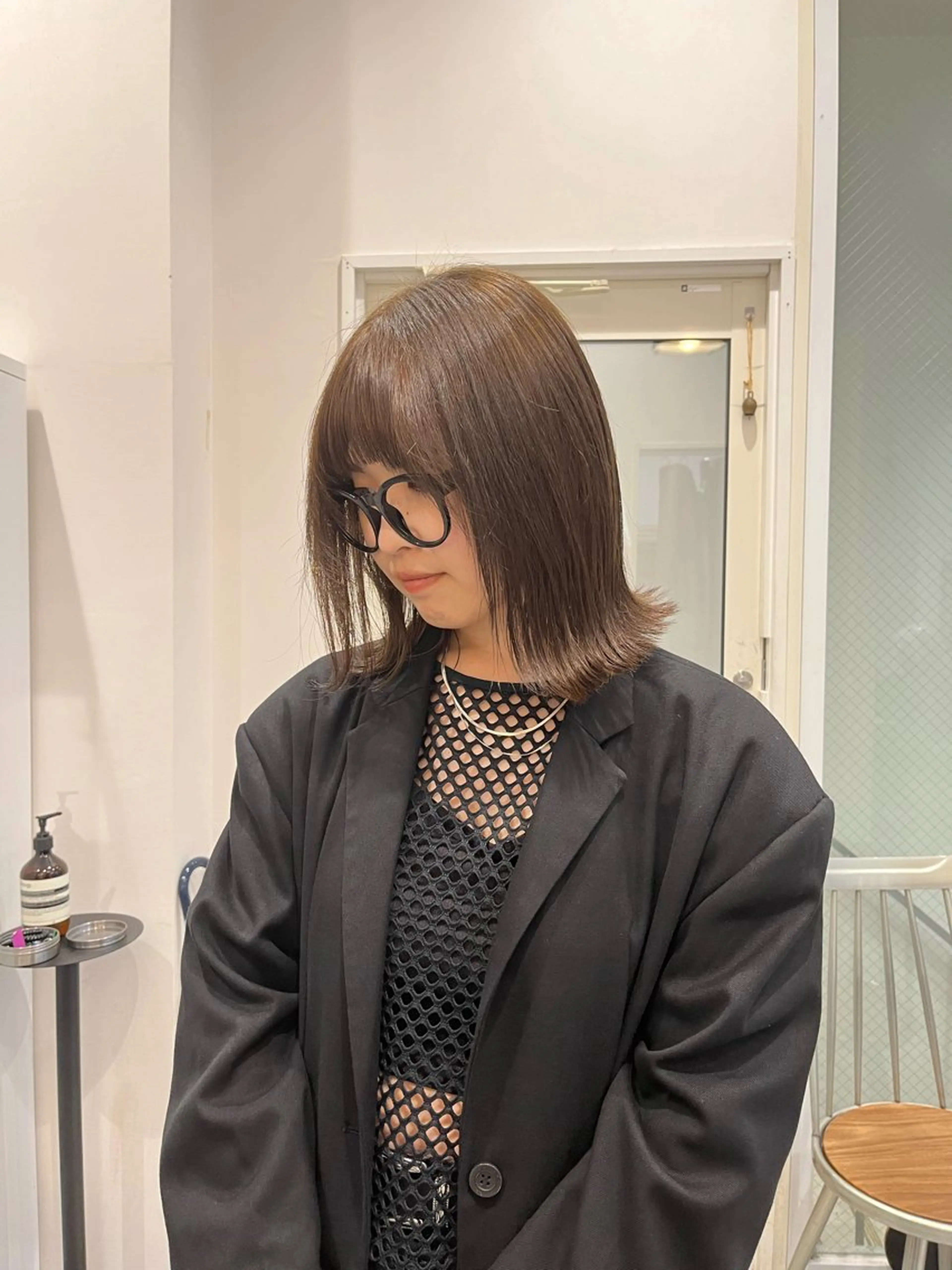 ミディアム カラー AMI🎀韓国ヘア 透明感カラーのヘアスタイル