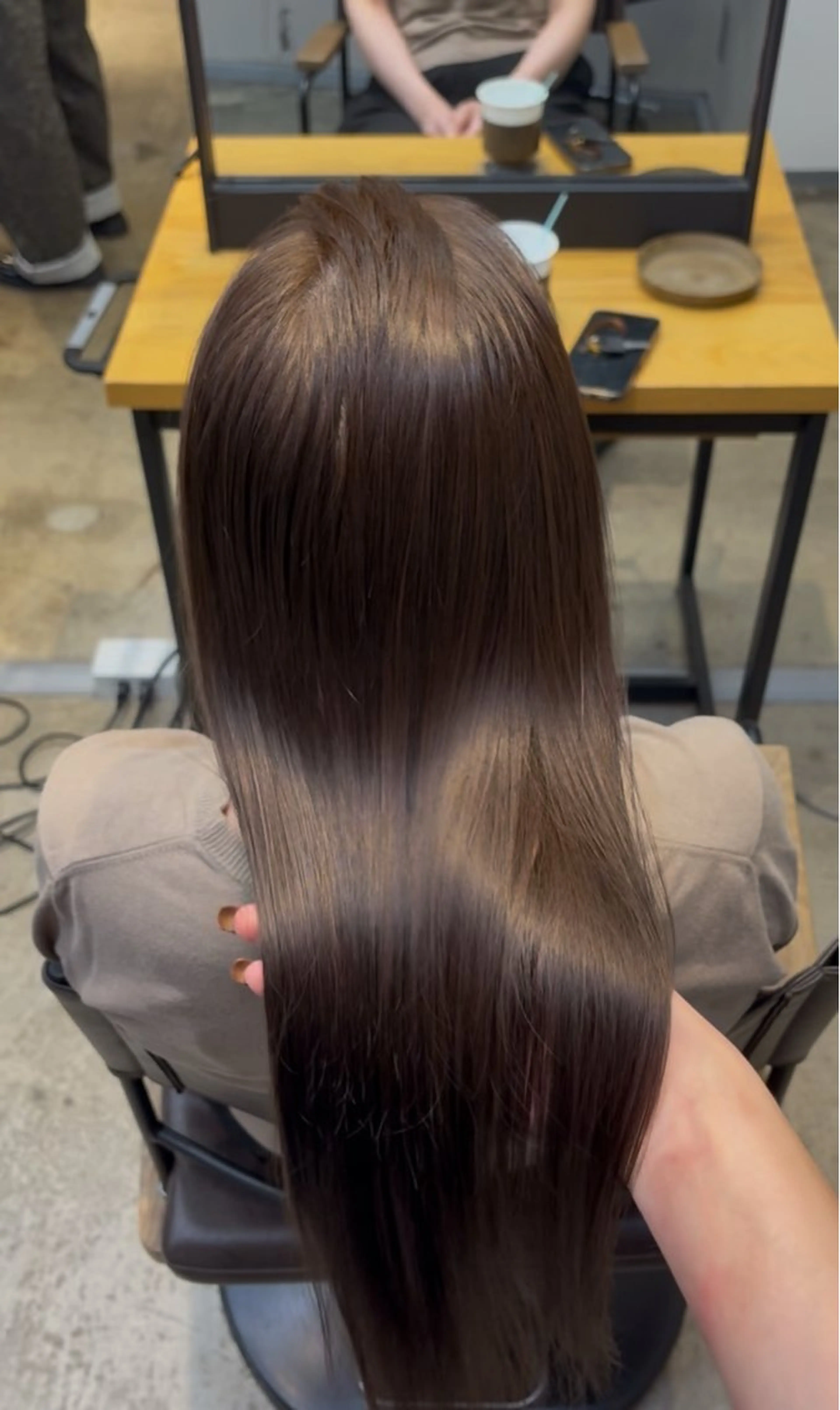 ロング copeu aele 【クペウアエレ】所属・★梅田お洒落カラー ちどり★のヘアスタイル