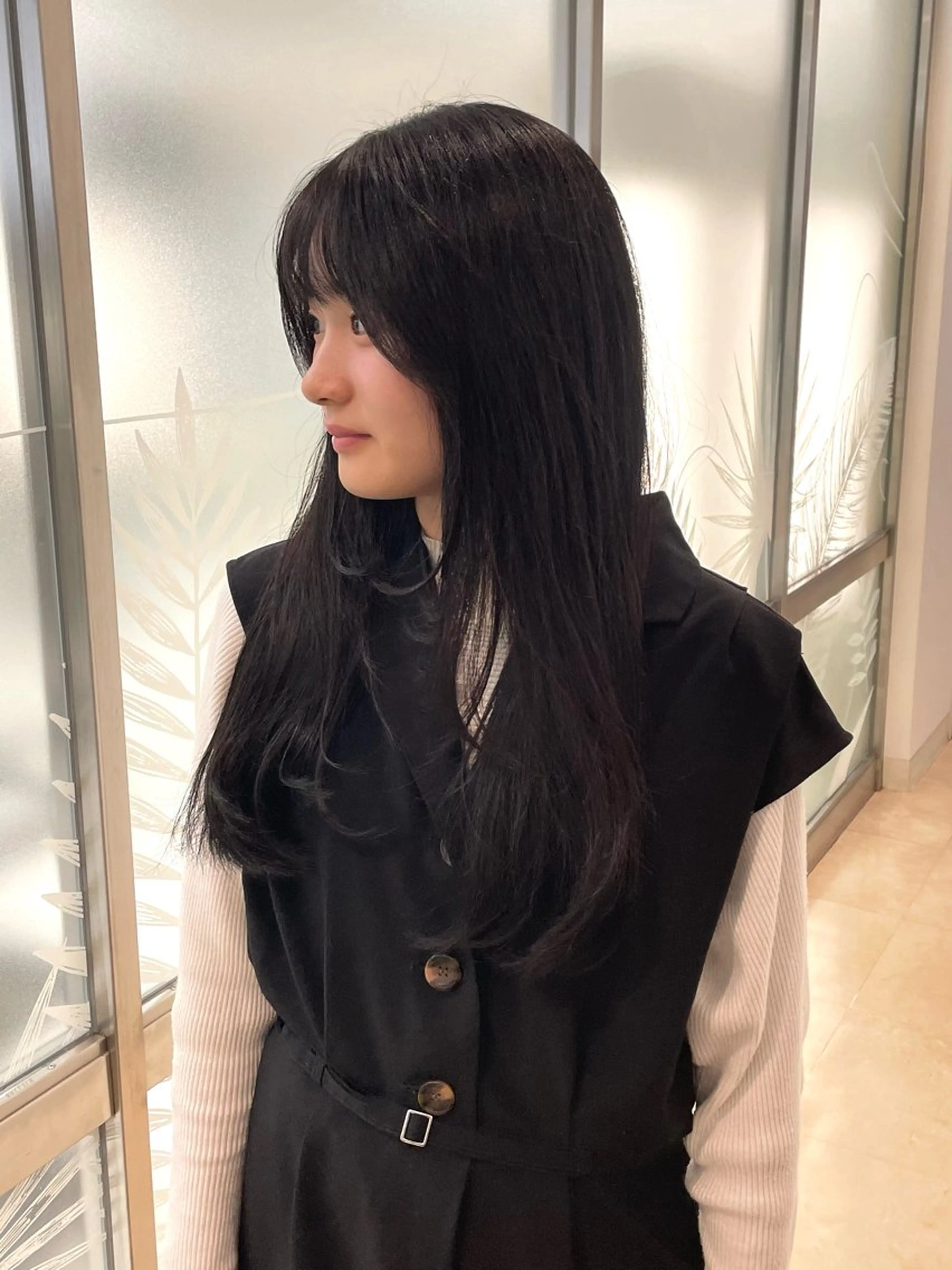 セミロング カラー chic channel伊藤のヘアスタイル