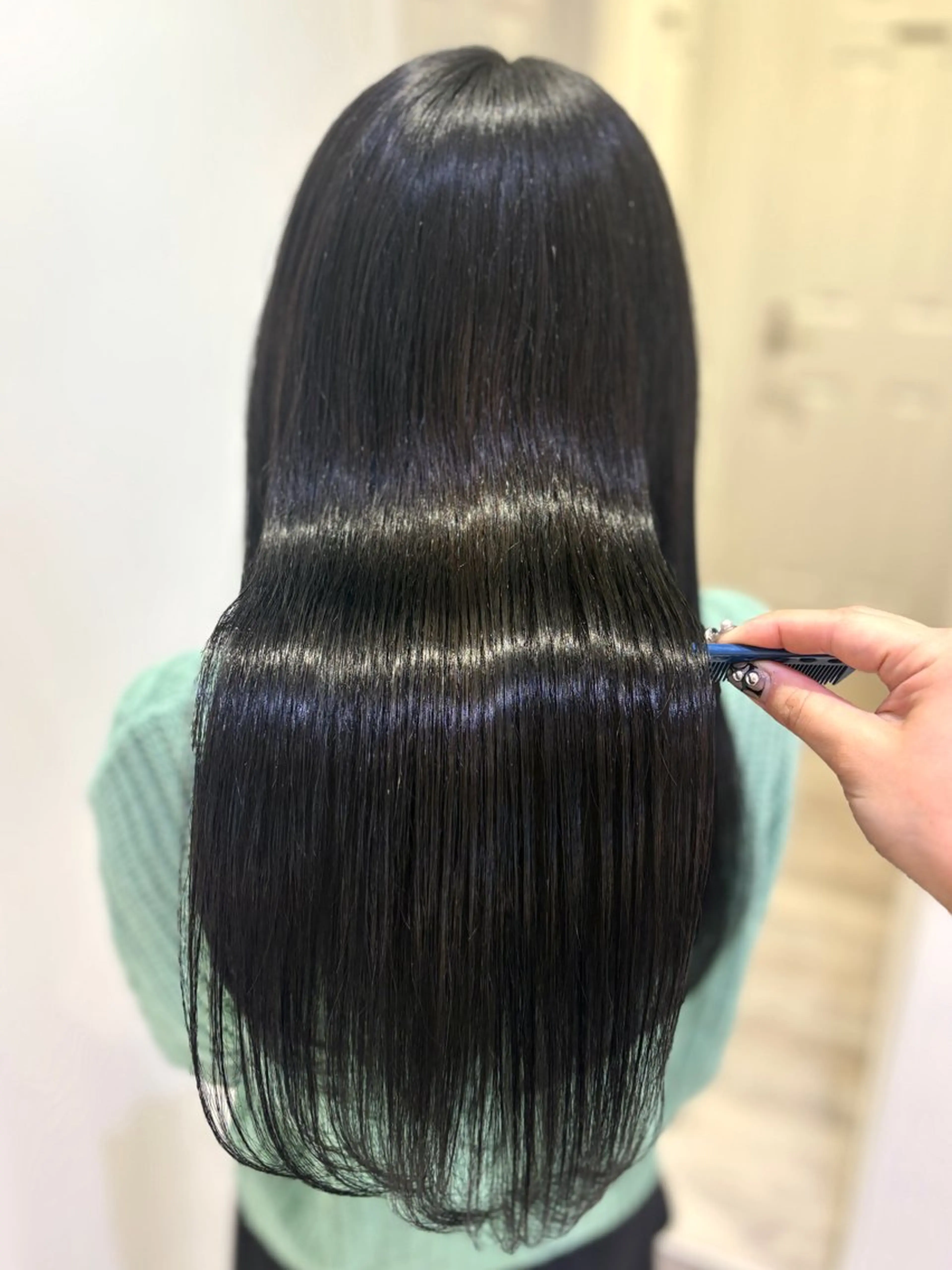 ロング カラー 💙mai🫧 縮毛矯正・ハイライトのヘアスタイル