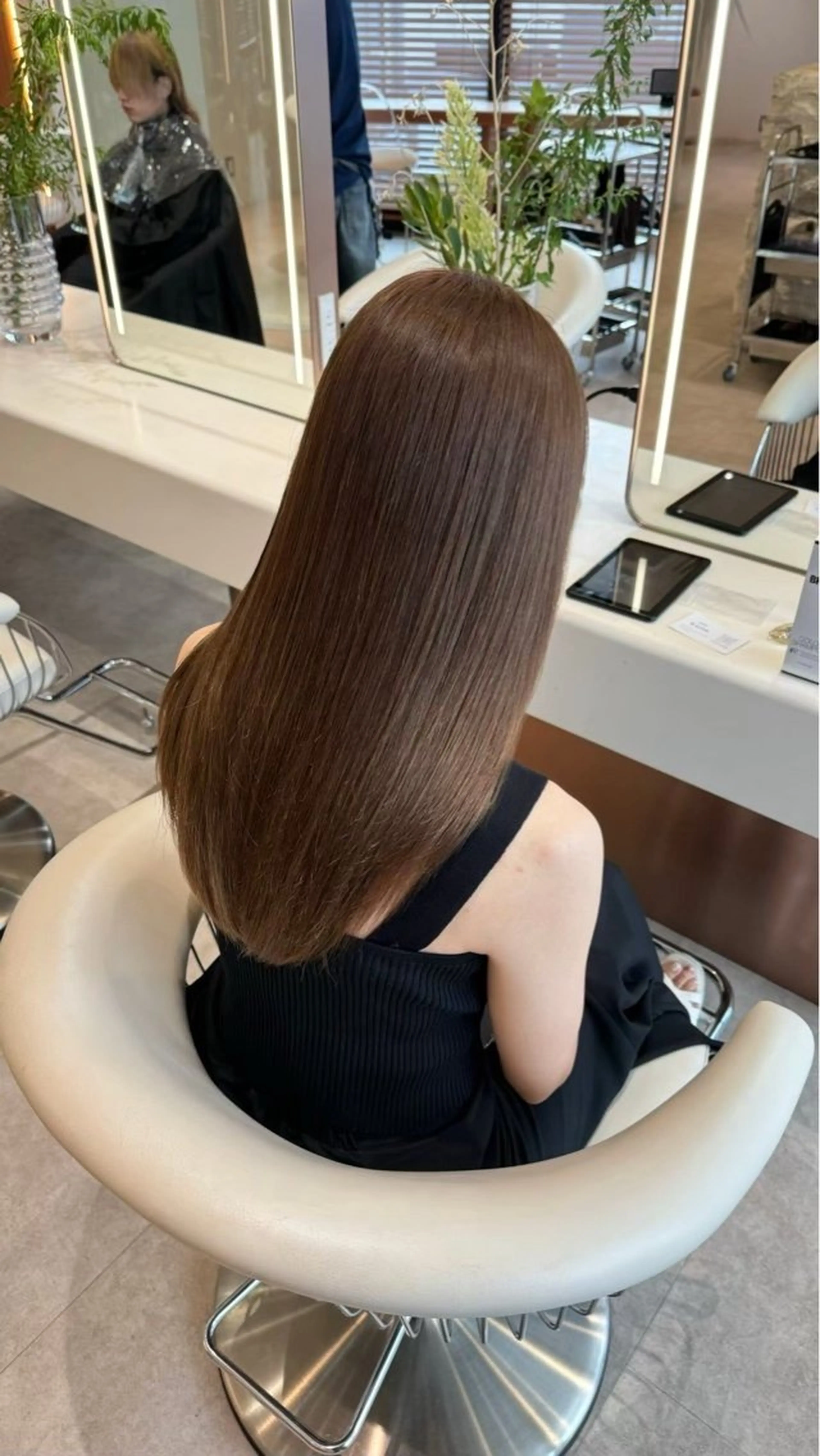 ロング カラー ブリーチ ブリーチなしカラー ヘアカラー トリートメント 立川美容師✨️❤️ まゆかのヘアスタイル