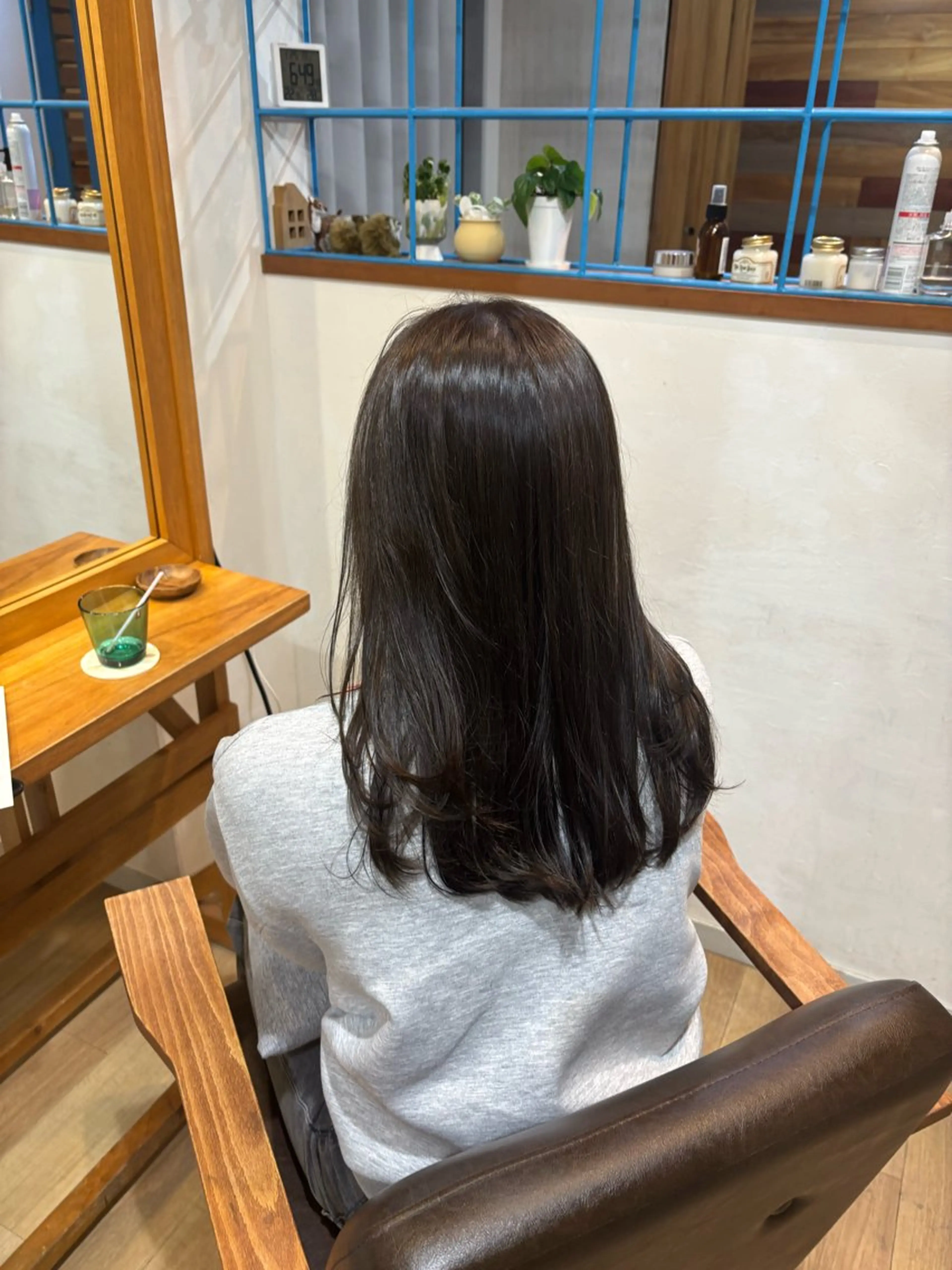 セミロング カラー グレージュ ヘアカラー トリートメント ヘッドスパ RINNO🌷艶髪/ 透明感&艶カラーのヘアスタイル