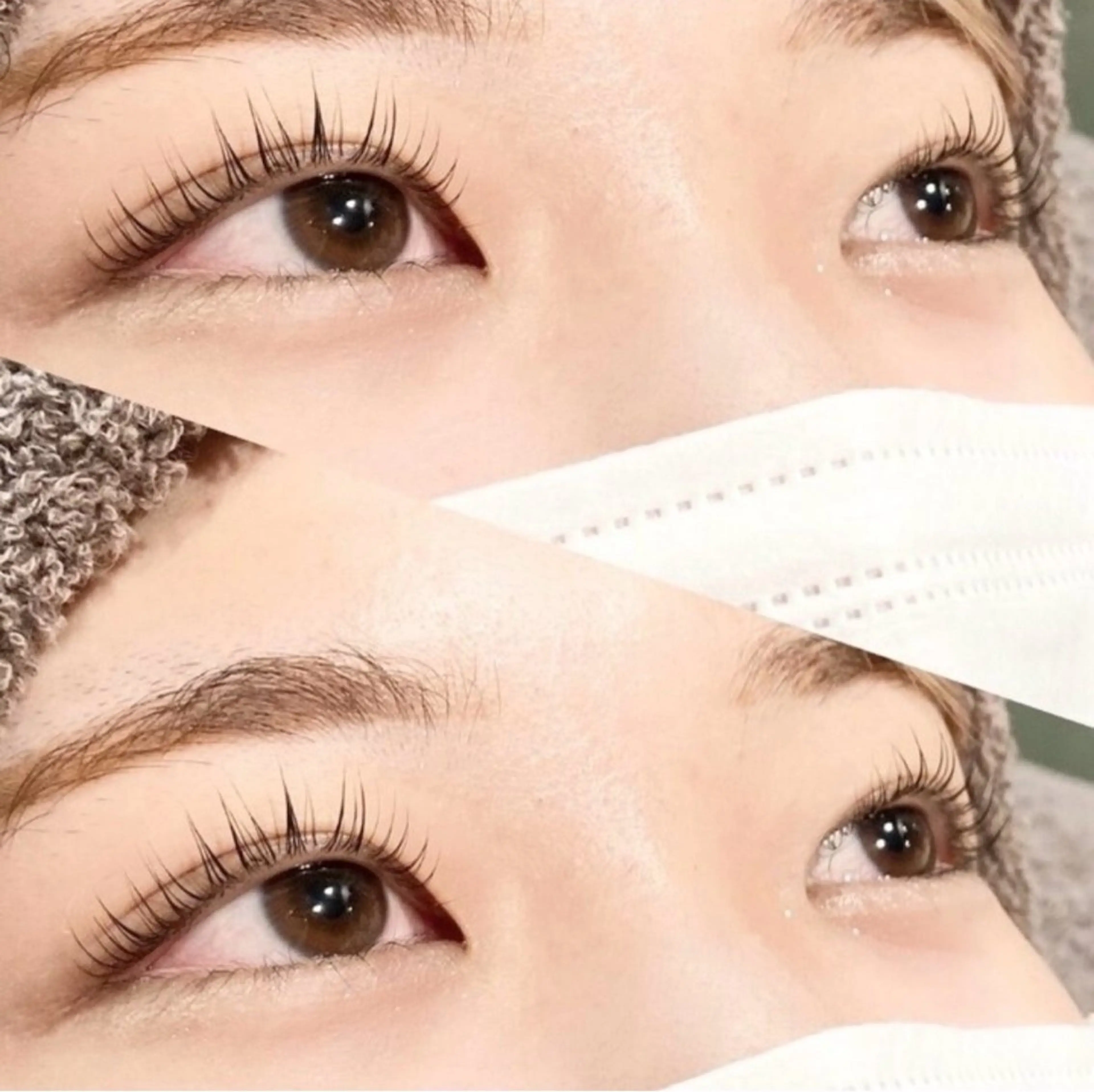 マツエク・マツパ パリジェンヌラッシュリフト 藤沢/束間マツパ モデル/nanacoのマツエク・マツパデザイン