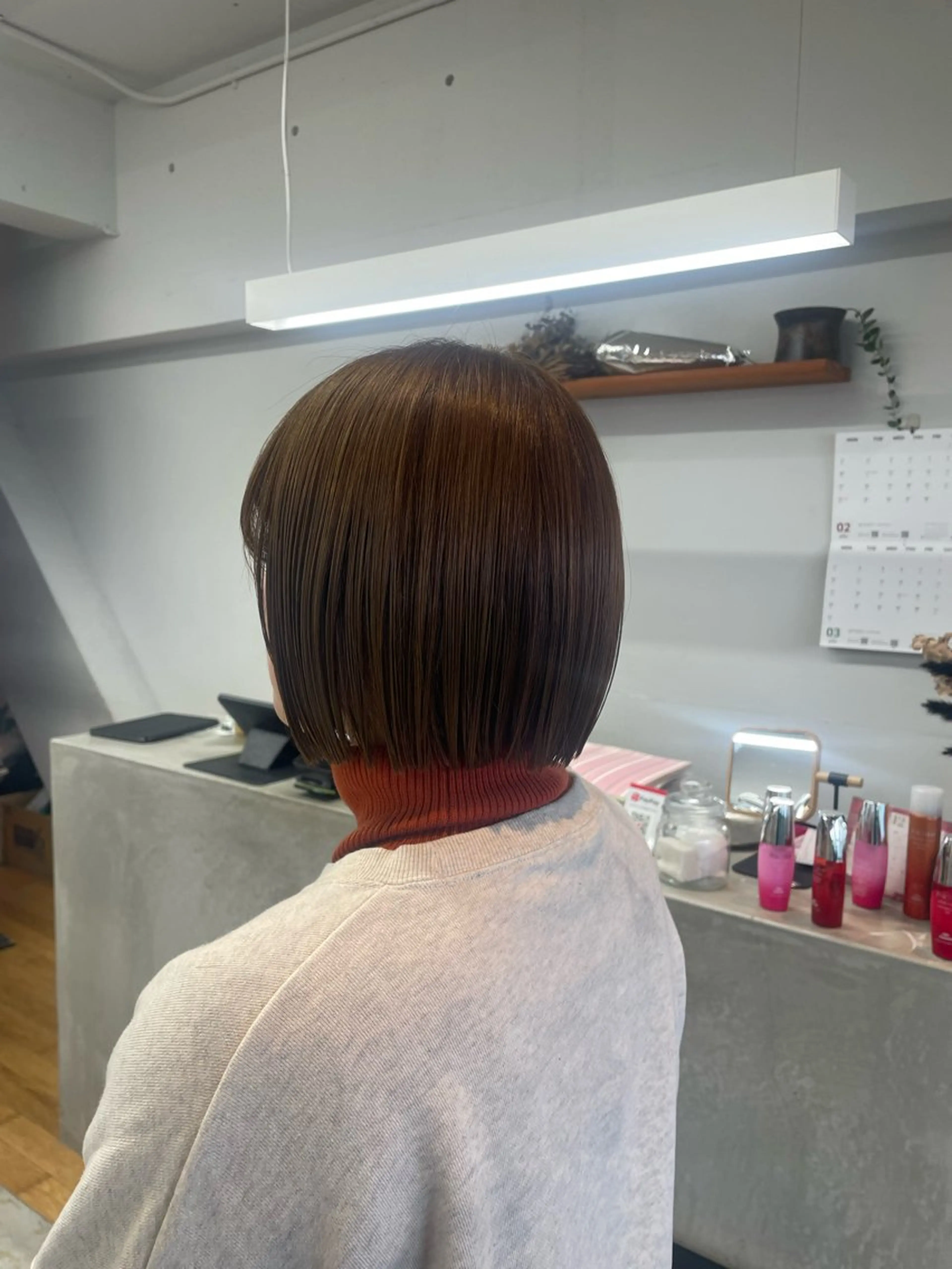 ショート ボブ 菅原 彩加のヘアスタイル