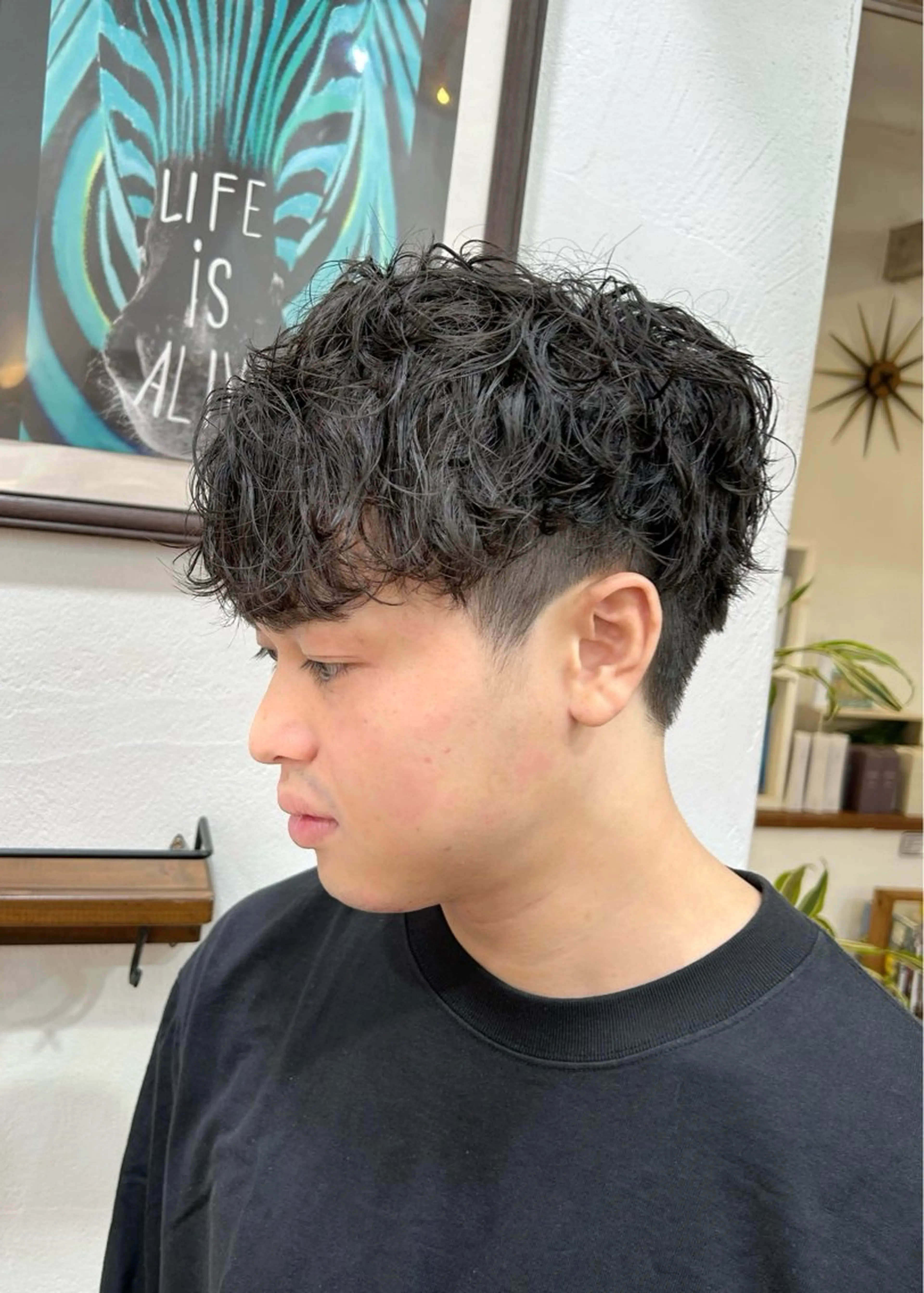 🔵メンズスタイル限定🔵カット+パーマ(マーブスパ付き)の写真