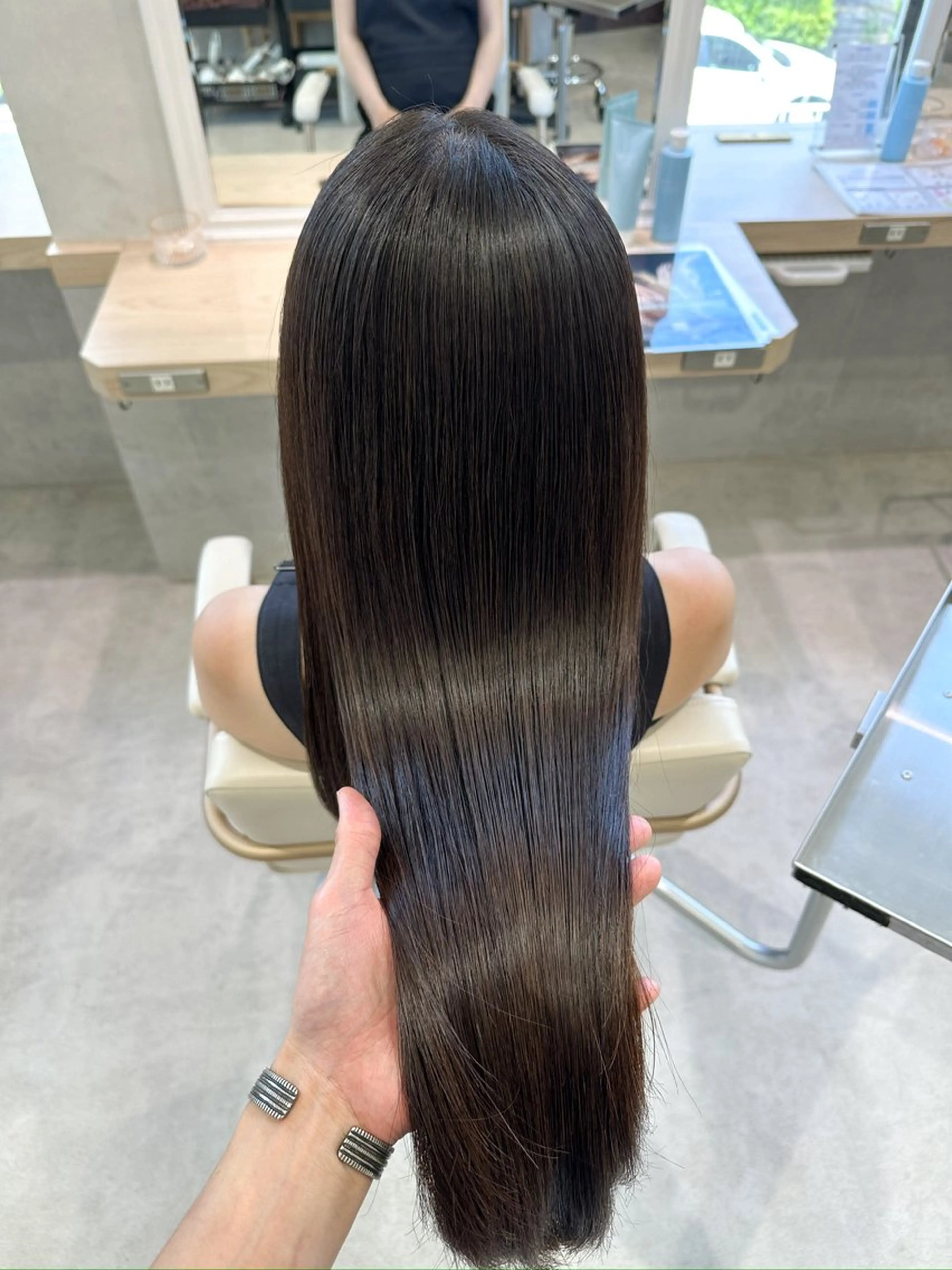 ダメージレス！！💕サラ艶な仕上がり💕🌟カット+プレミアム縮毛矯正🌟ダメージさせないトリートメントサービスの写真