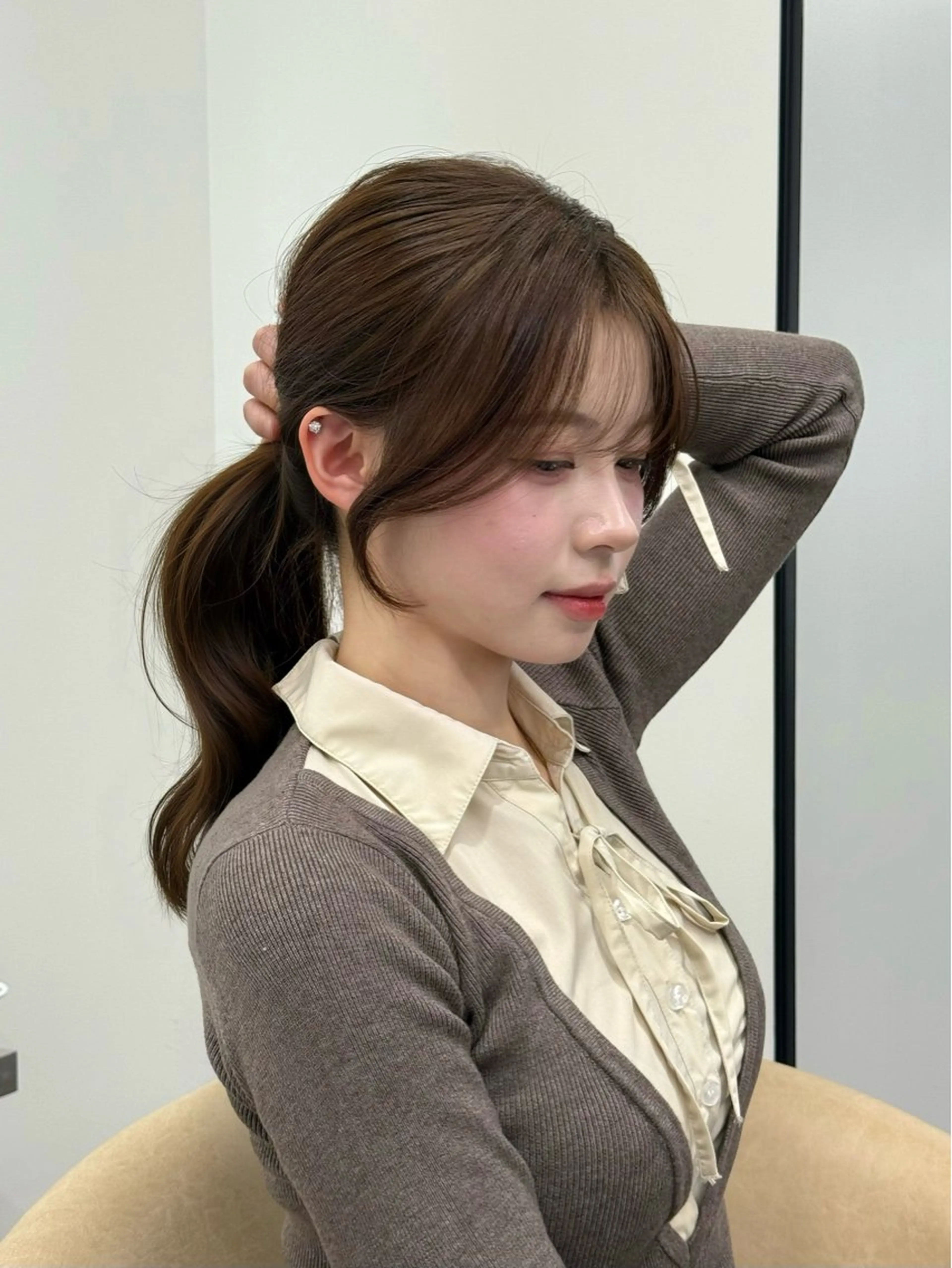 ロング 韓国風ヘア カット 韓国ヘア/レイヤー カット SAKURAのヘアスタイル