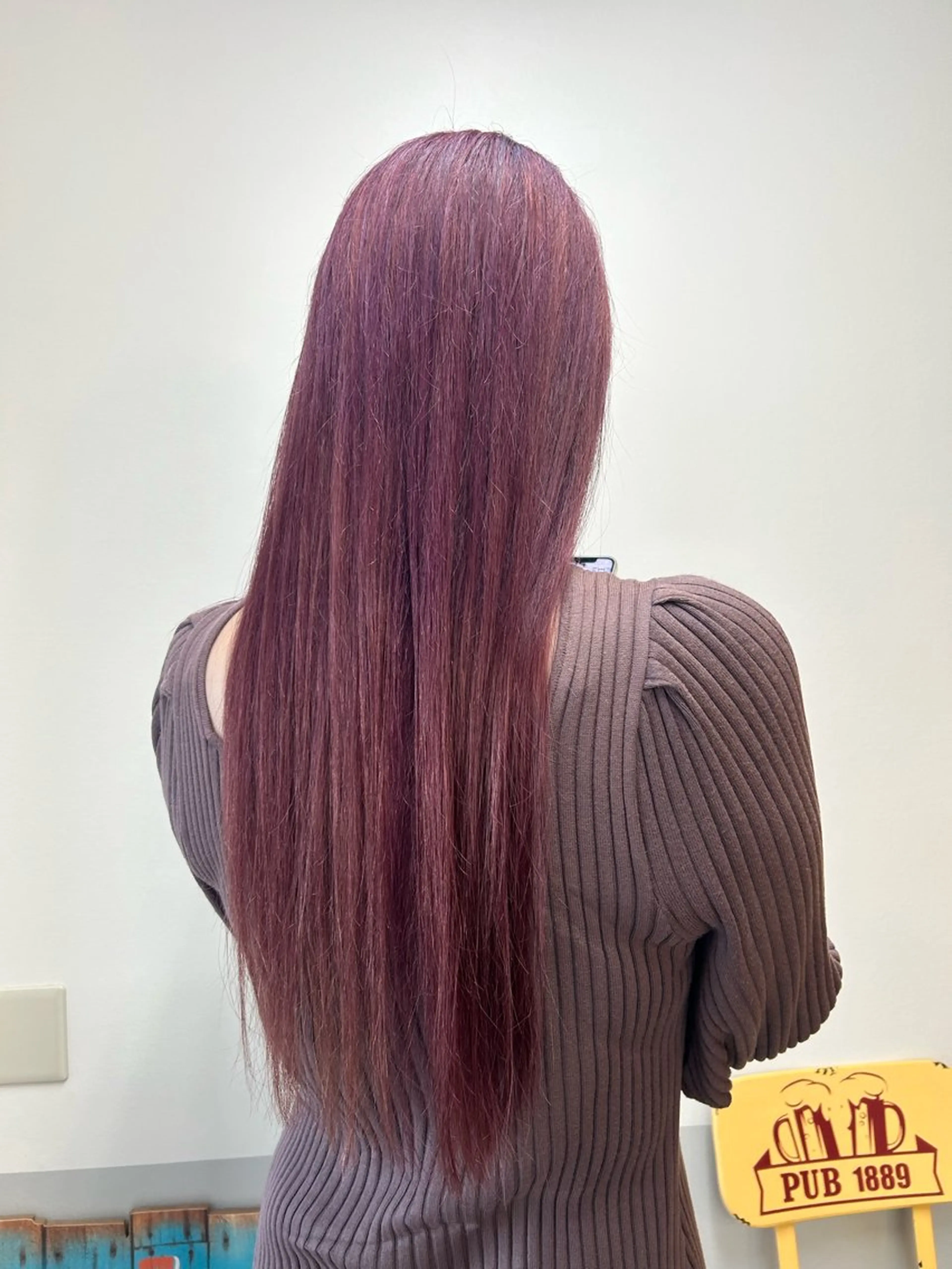 ロング カラー ピンクカラー ハイトーン特化⭐️ 飯田大樹のヘアスタイル