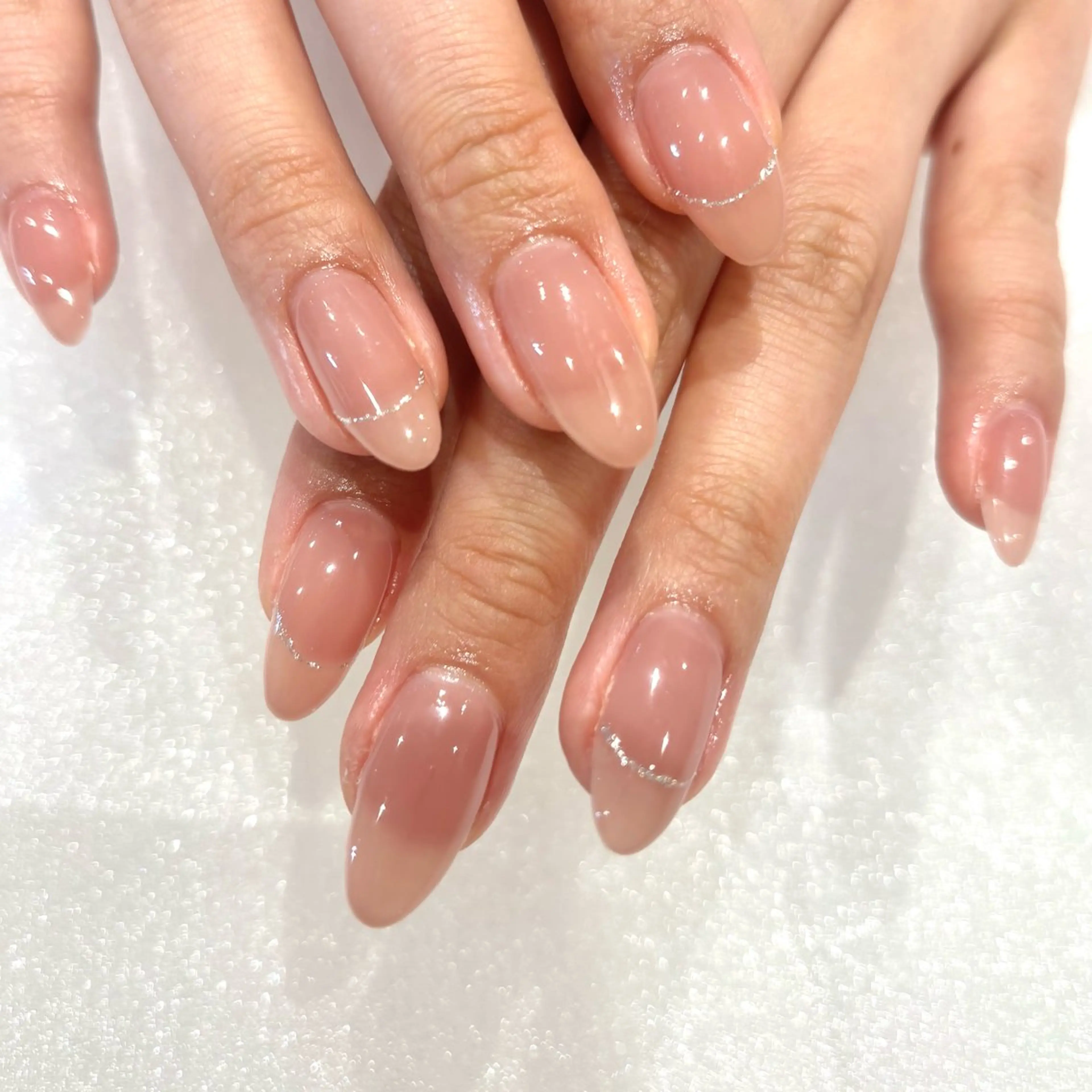 ネイル ラメ(グリッター) ハンドネイル nailist🍒 ヤマザキのネイルデザイン