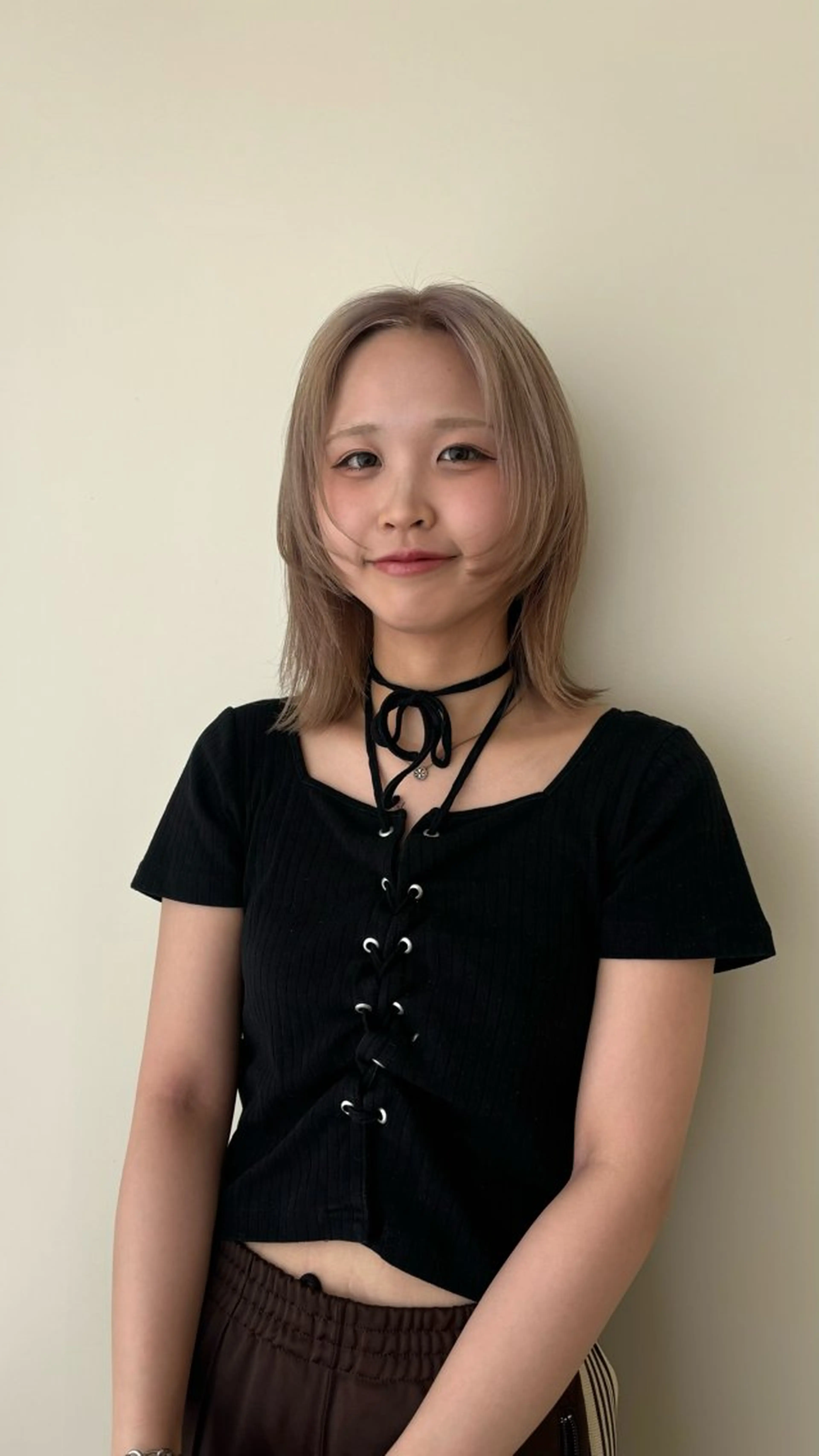 カラー ヘアカラー ひいろ パーマ/カットモデルのヘアスタイル
