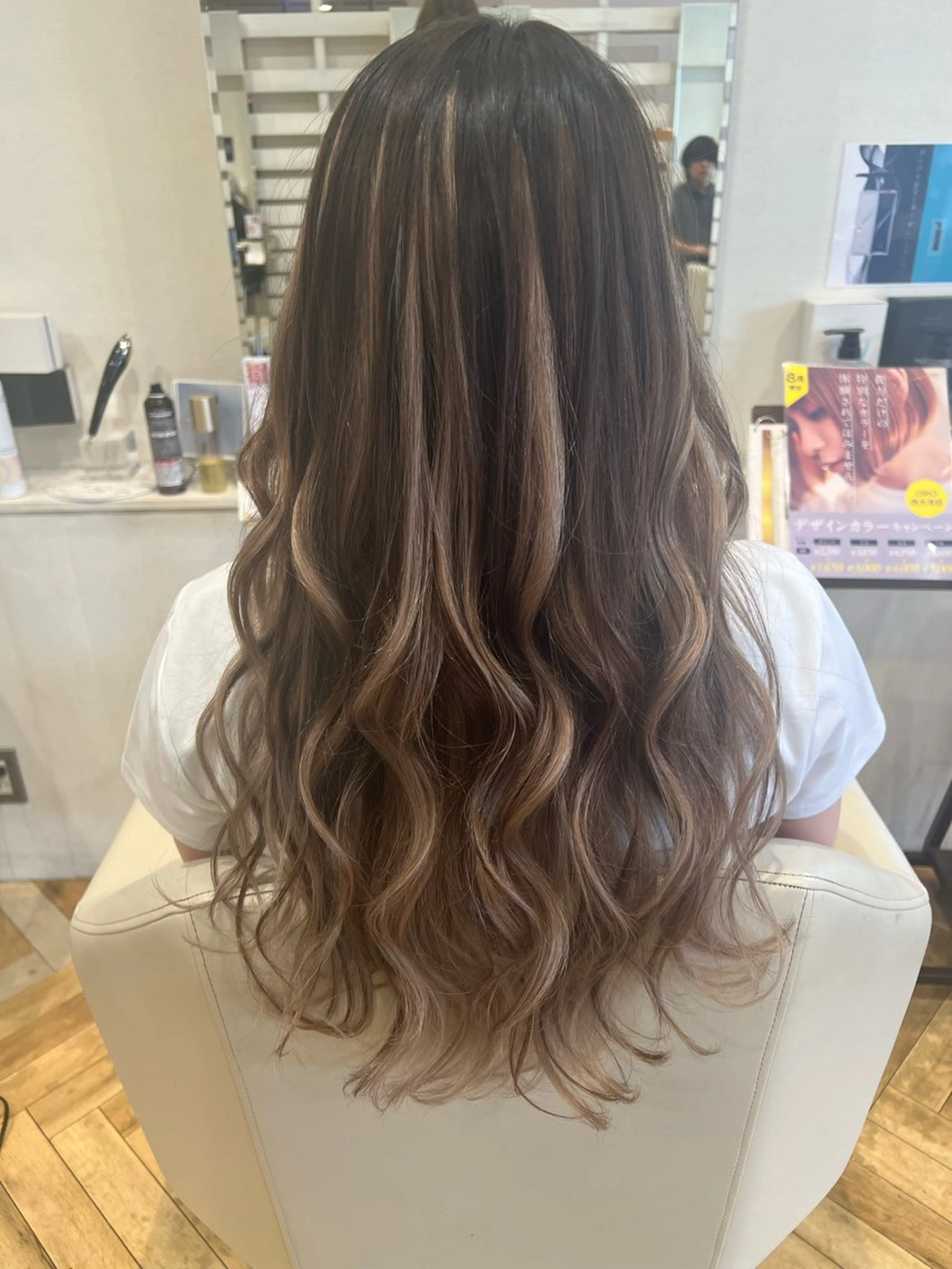 ロング シールエクステ エクステ 松永 夏のヘアスタイル