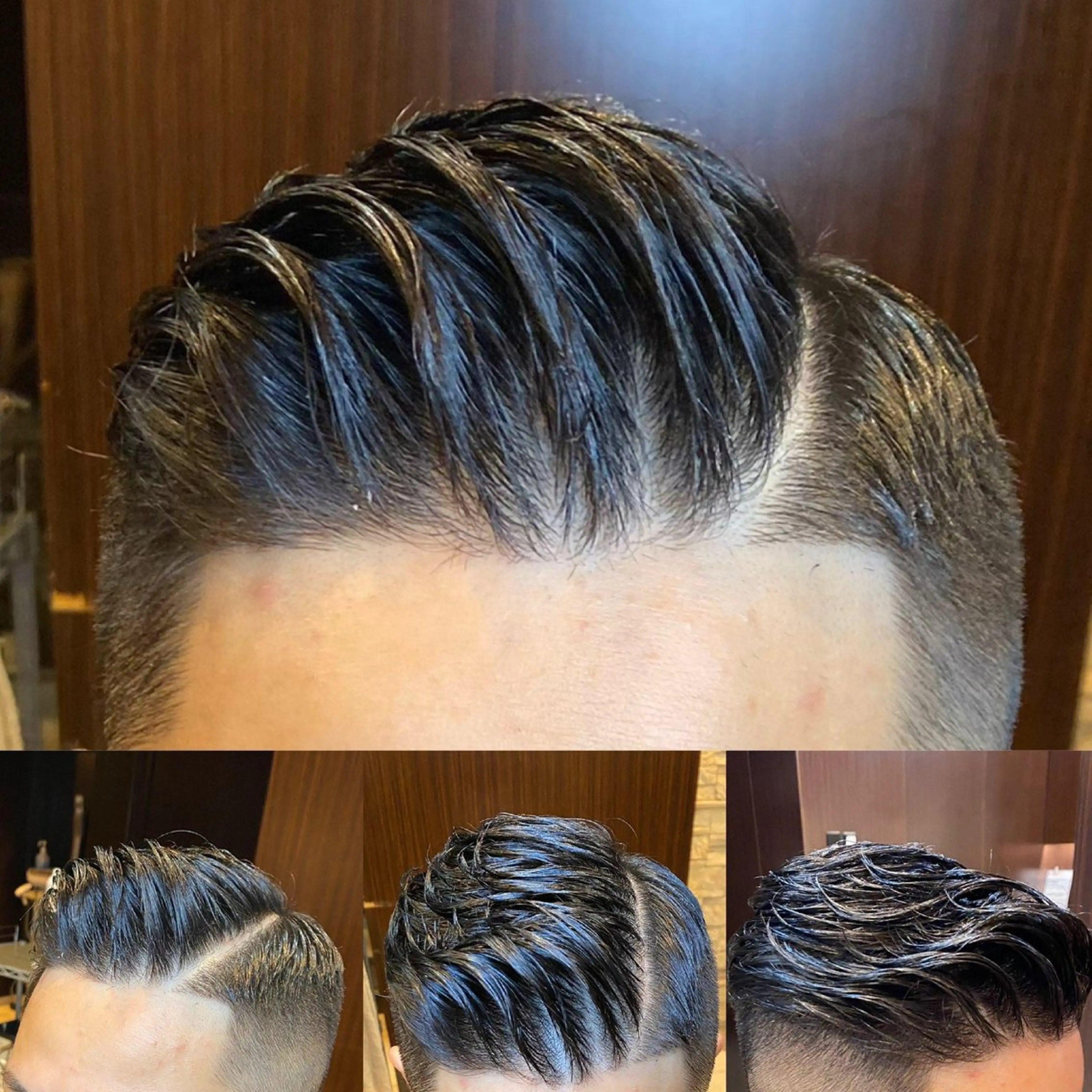 ミディアム 北川 竜也のヘアスタイル