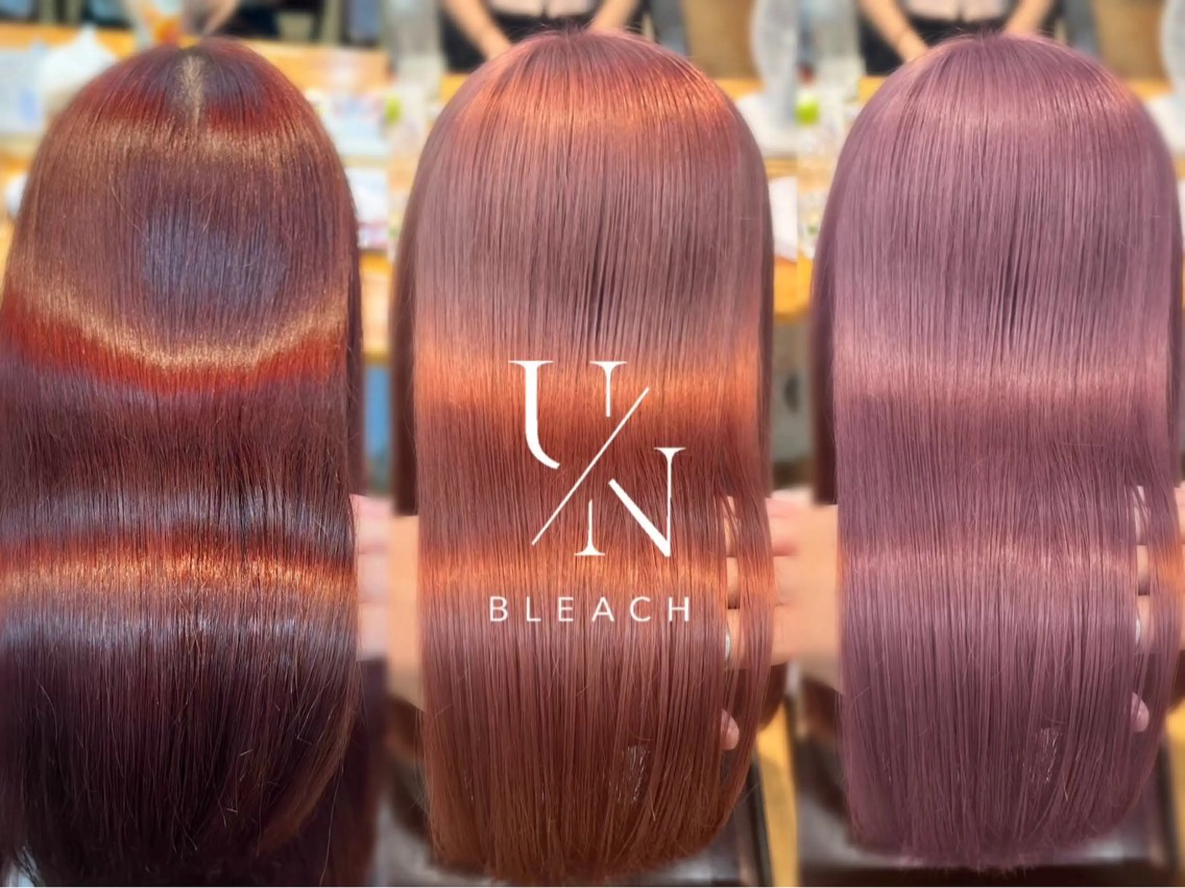 ロング ヘアカラー トリートメント ヘッドスパ 《髪質改善 UN BLEACH》のヘアスタイル