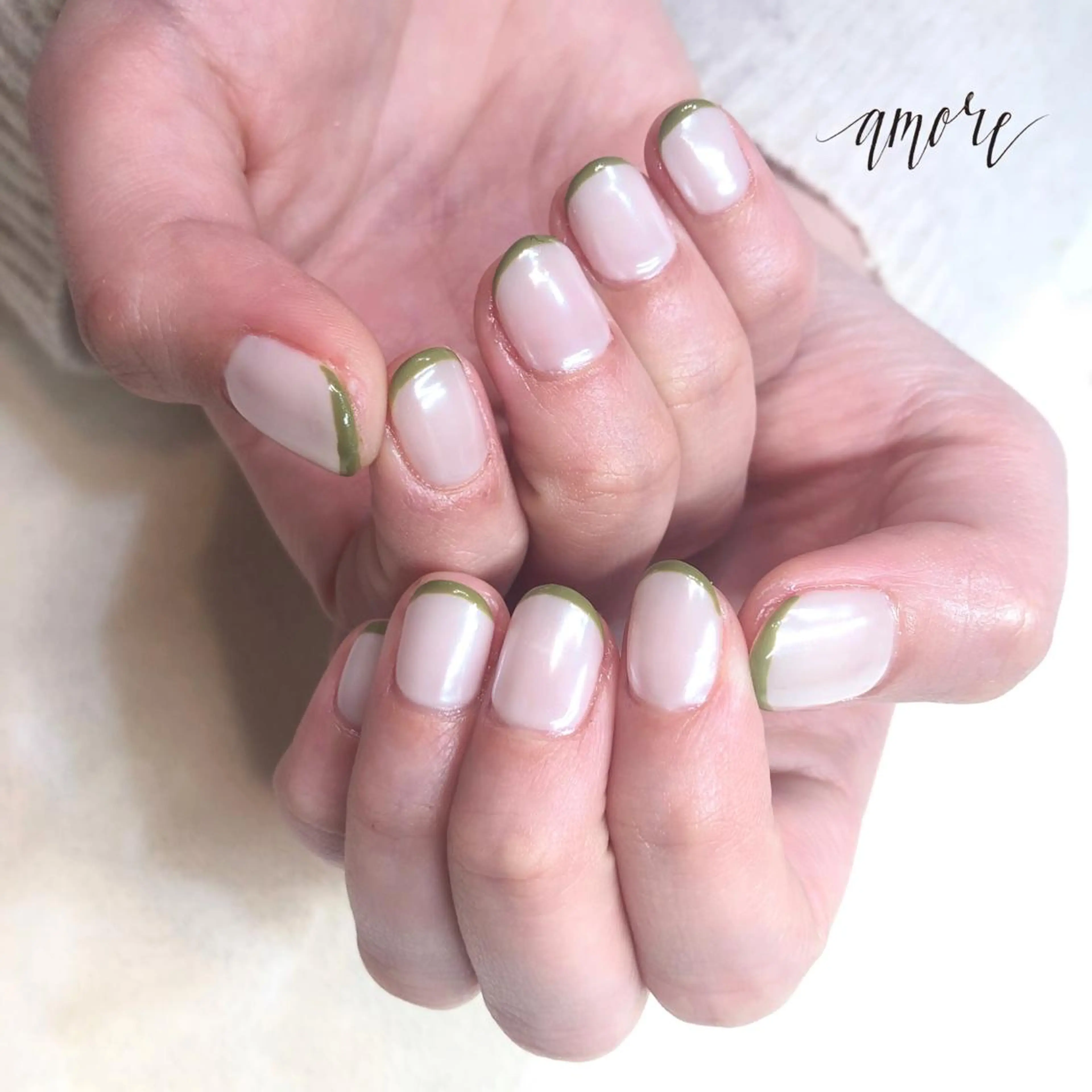 ネイル アートネイル フレンチネイル ジェルネイル ミラーネイル ニュアンスネイル You kyehwaのネイルデザイン