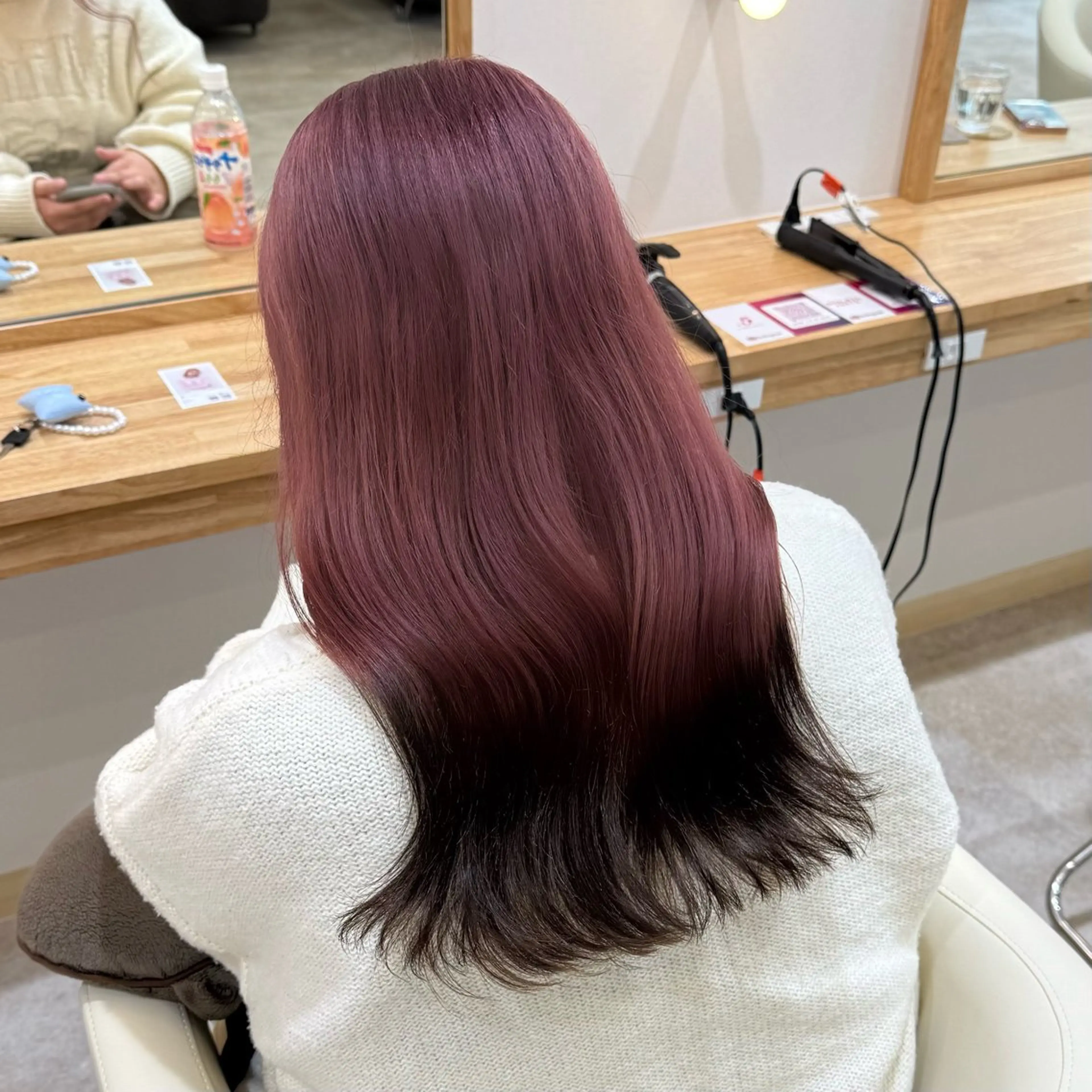ロング カラー ヘアカラー 柔らかいcolor ￤韓国￤🩰マユ🩰のヘアスタイル