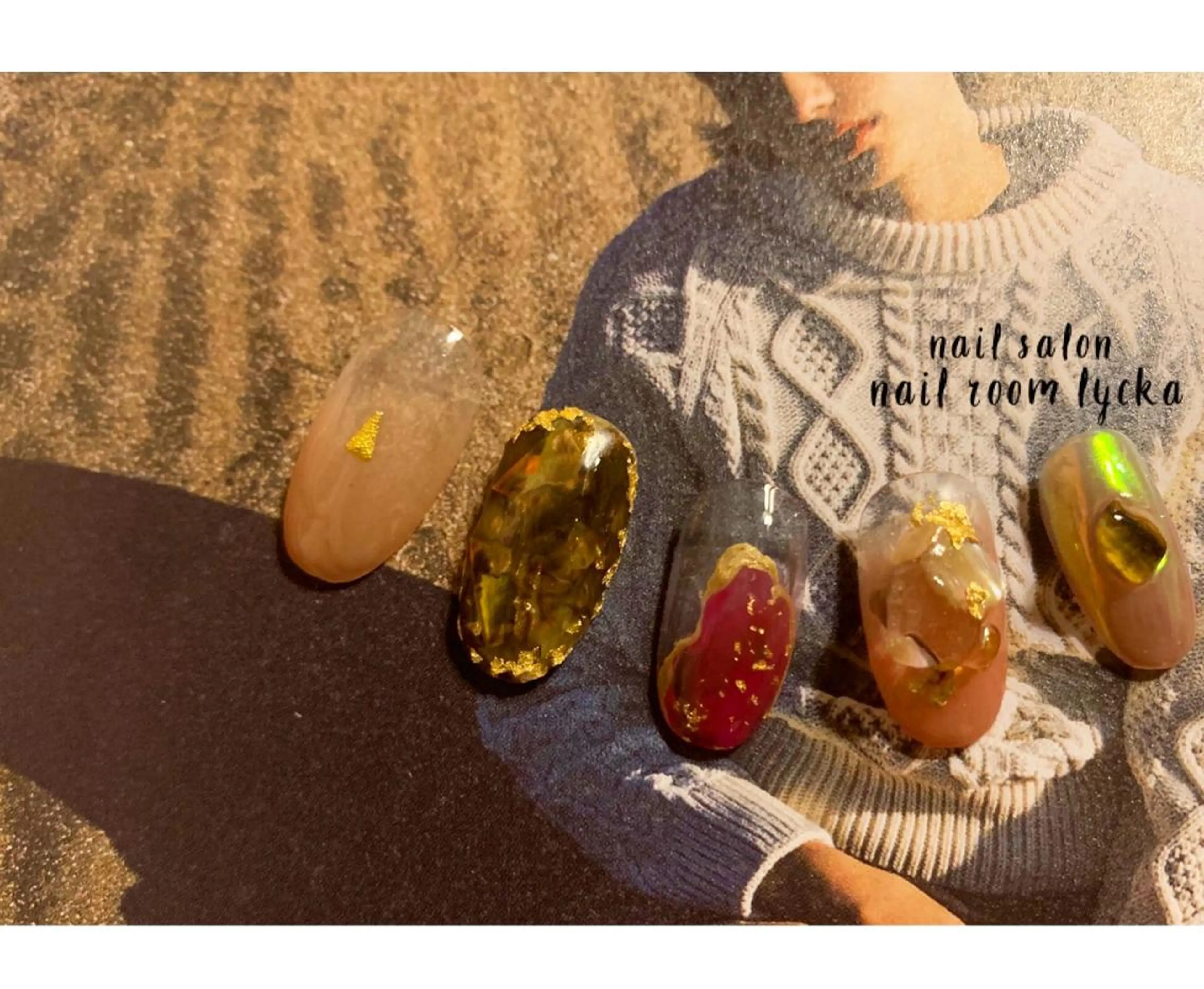 ネイル ﾈｲﾙﾙｰﾑﾘｯｶ 𝐦𝐚𝐲𝐮のネイルデザイン