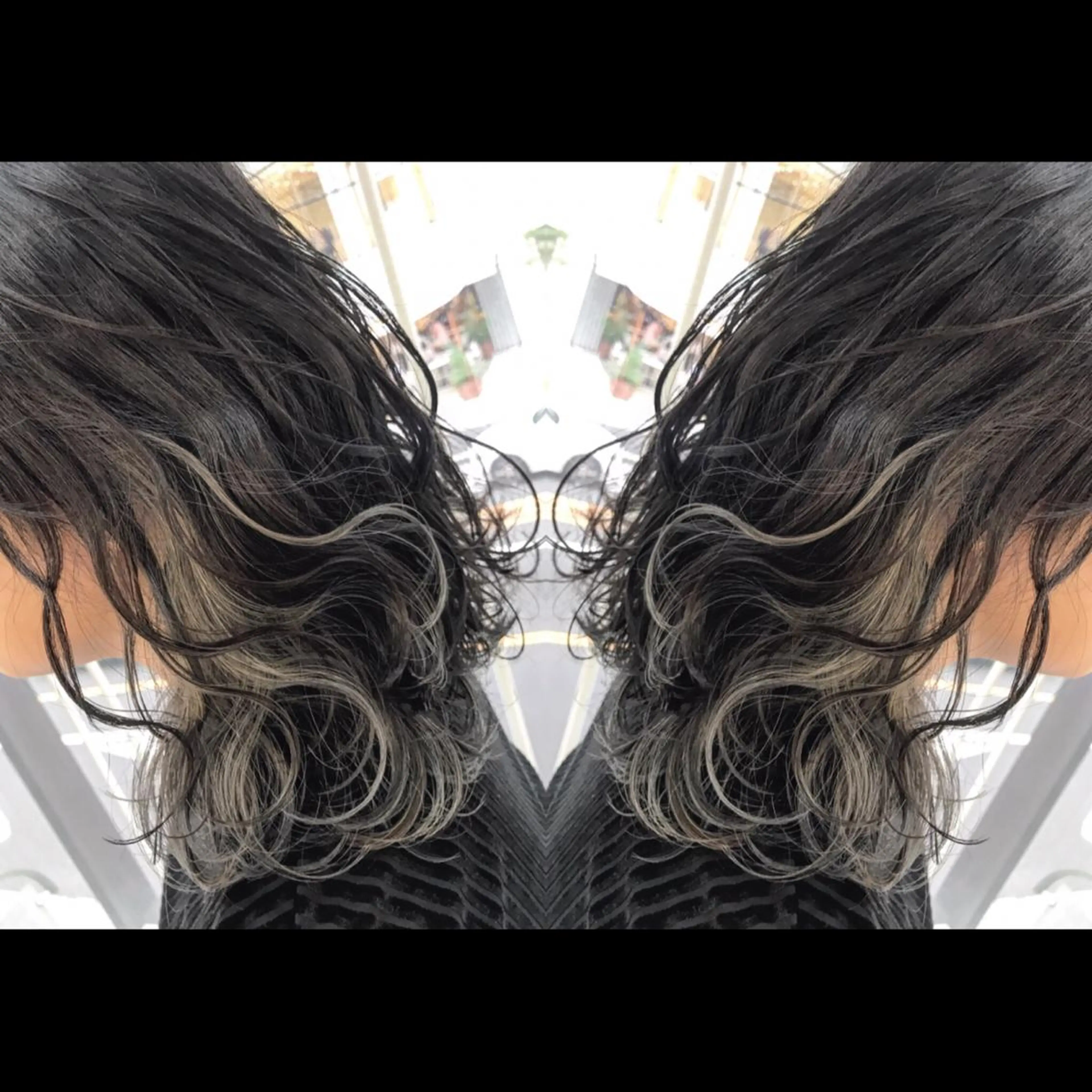 ミディアム カラー ブリーチ ケアブリーチ ハイライトカラー ハイライト ヘアカラー トリートメント ヘアセット LAS 代表 ナガカワ コウヘイのヘアスタイル