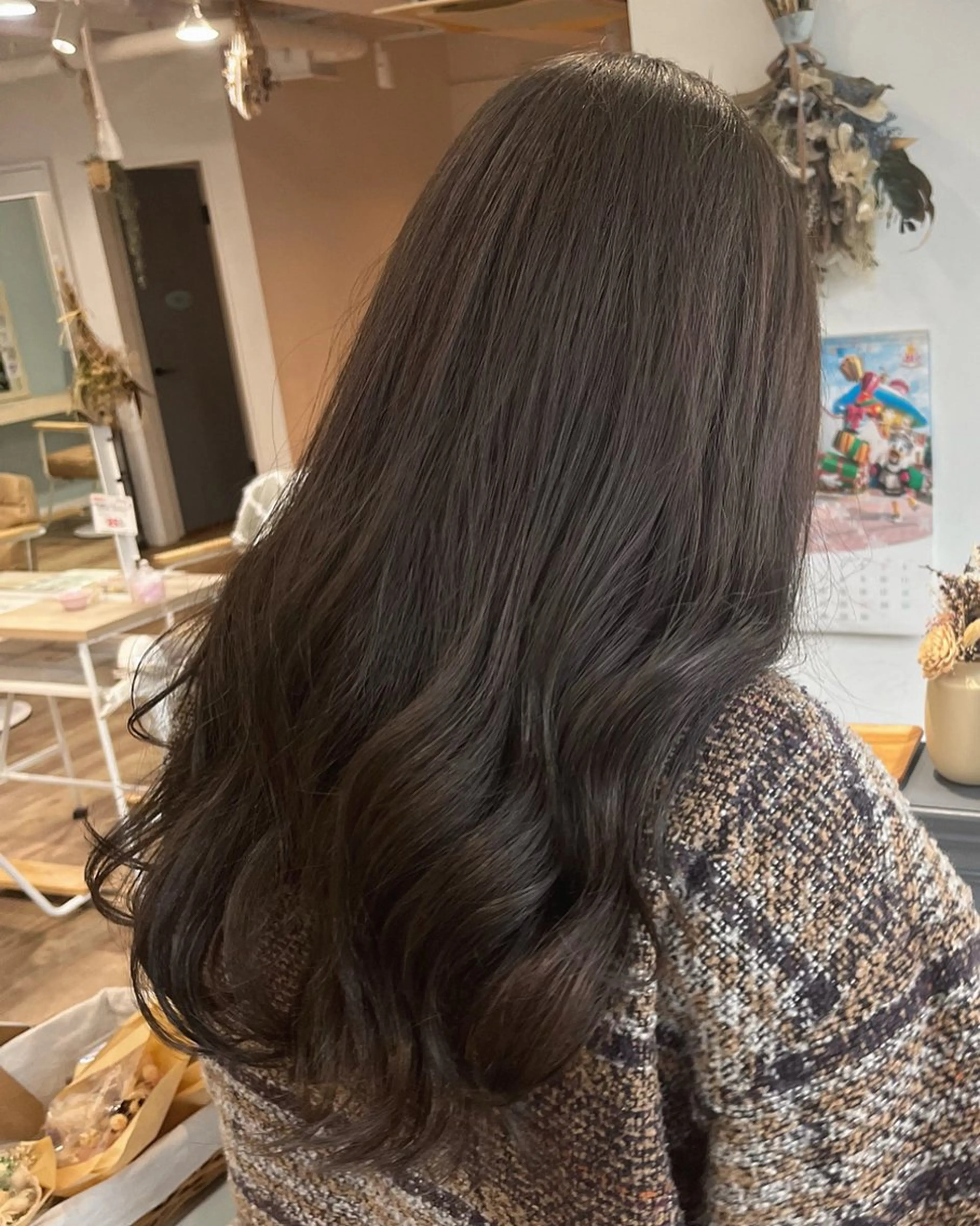 ロング カット ヘアカラー トリートメント 透明感カラー／ 艶感カラー／RAMUのヘアスタイル