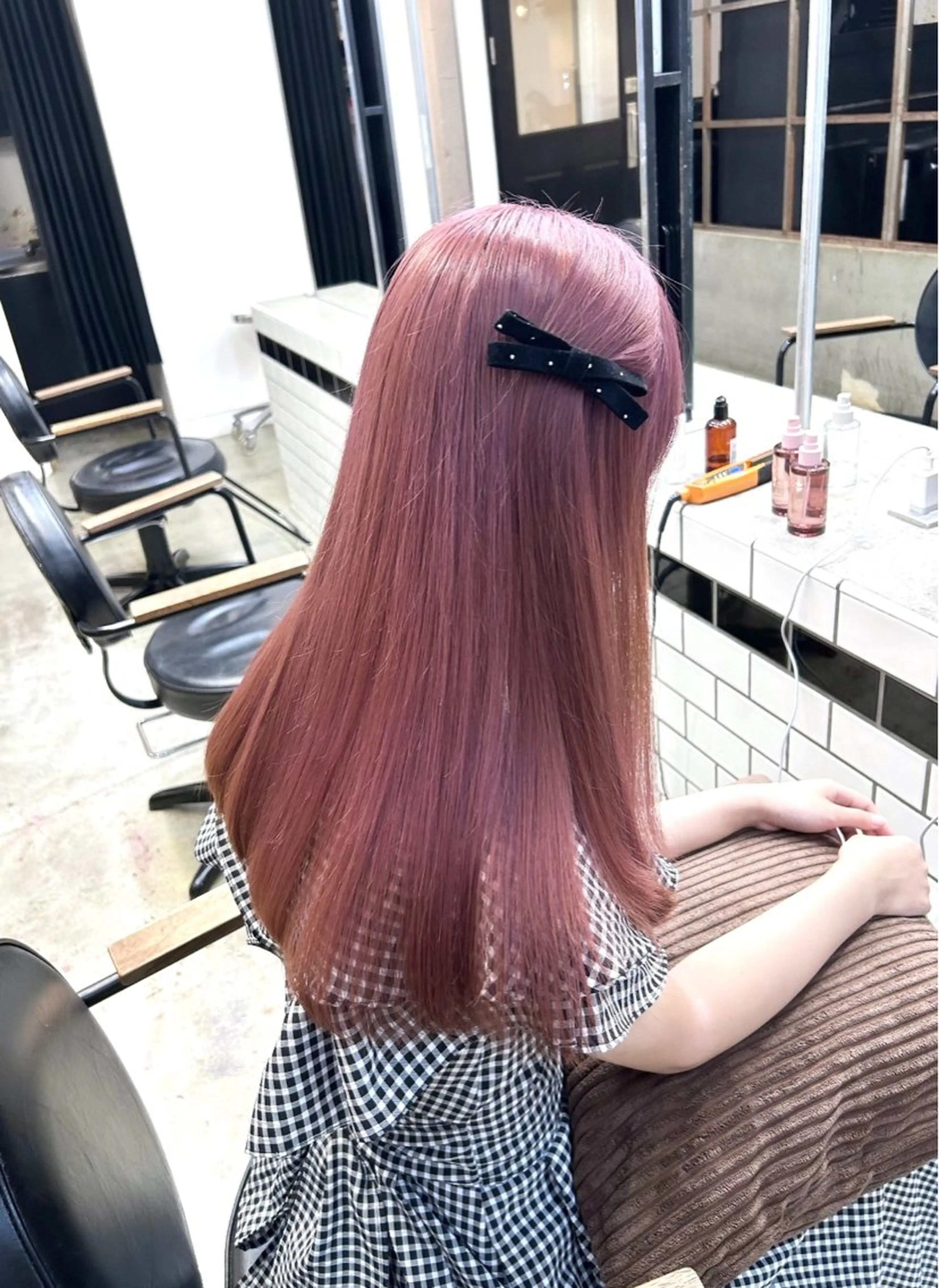 ロング カラー ヘアアレンジ ヘアカラー トリートメント 🎀暖色カラー🎀 ♡yurika♡のヘアスタイル