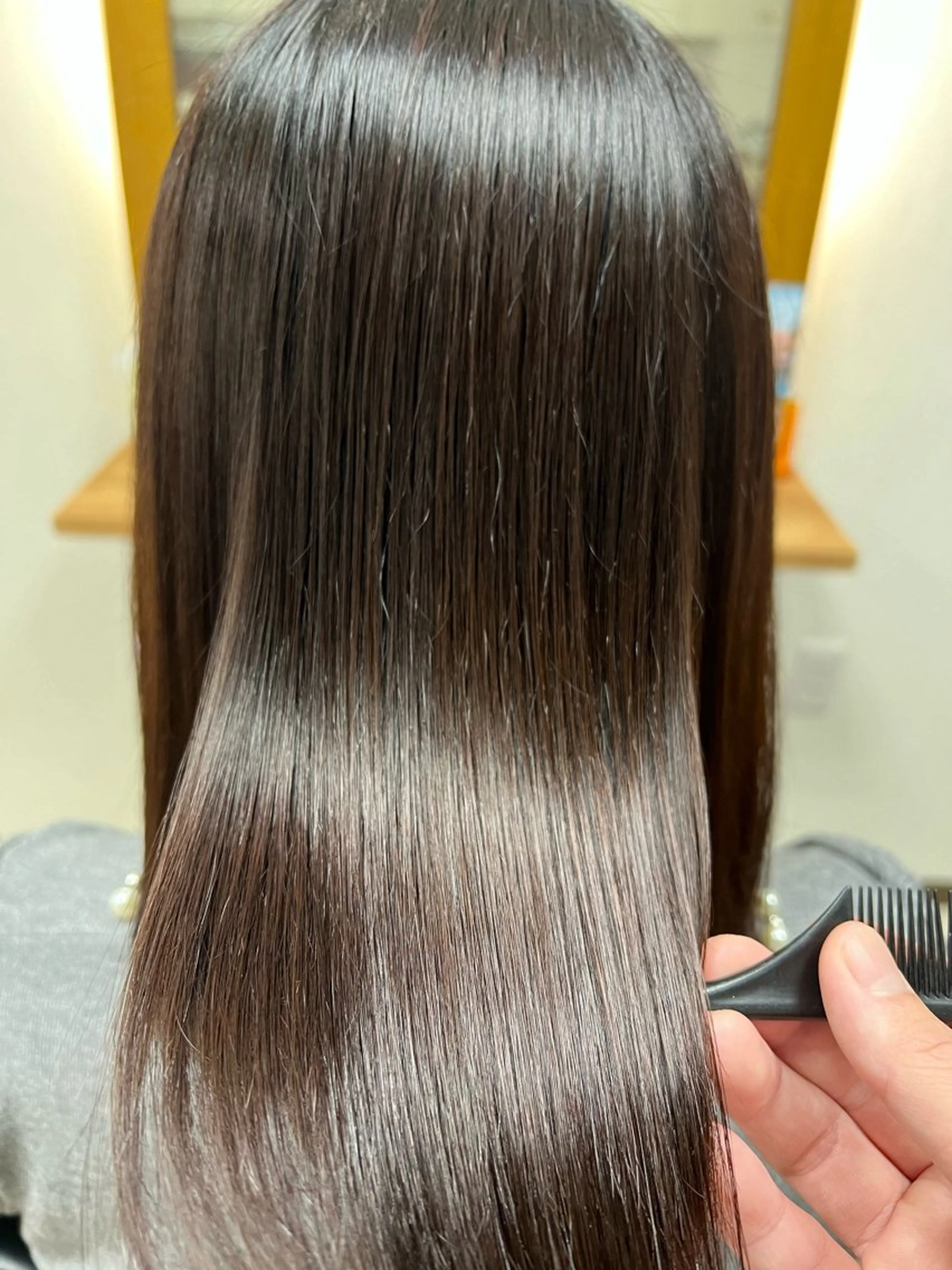 ロング 髪質改善/マツパ 垢抜け透明カラー衣笠のヘアスタイル