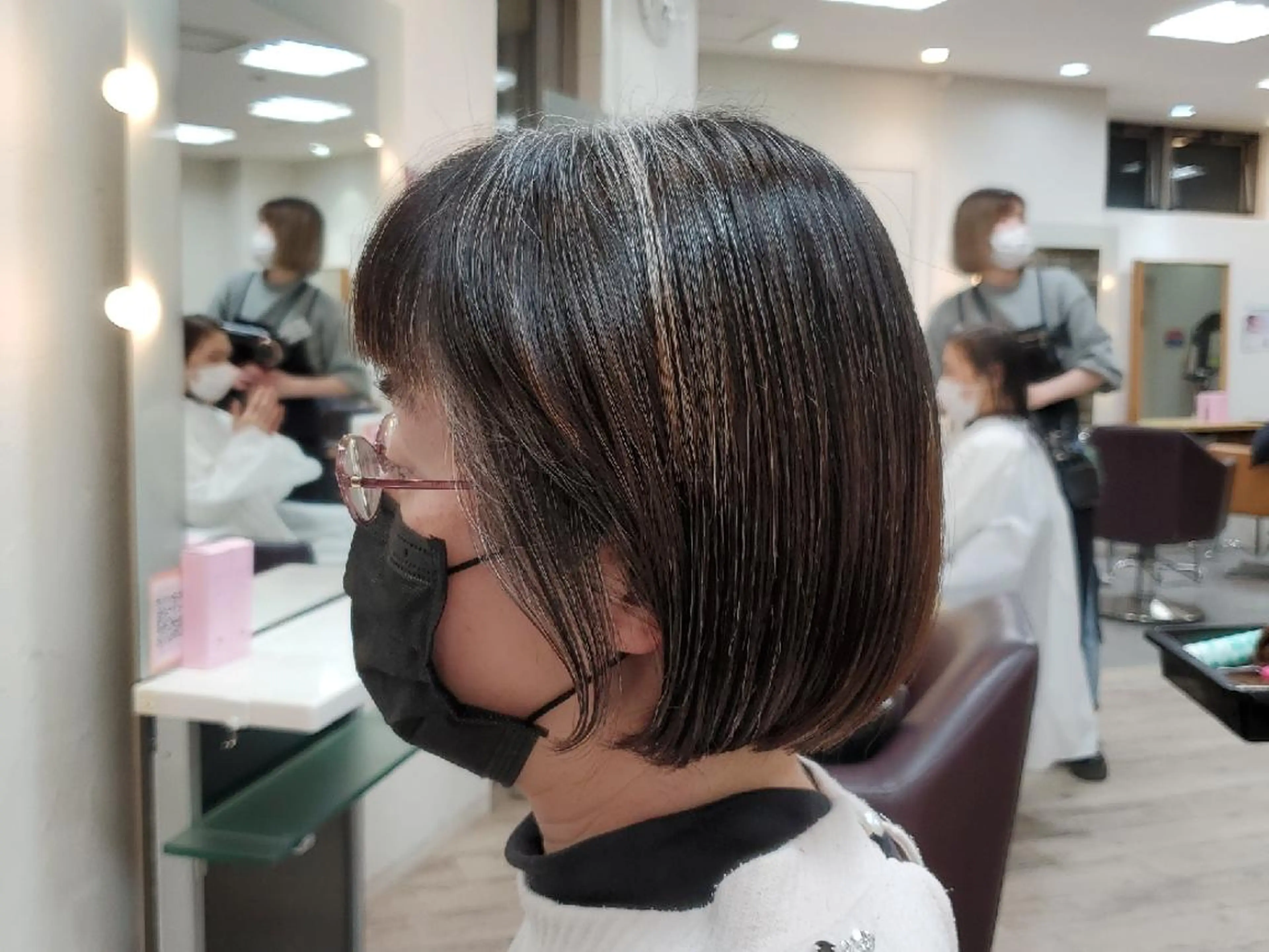 ショート ボブ Neuk所属・髪質改善/白髪ぼかし SHIONのヘアスタイル