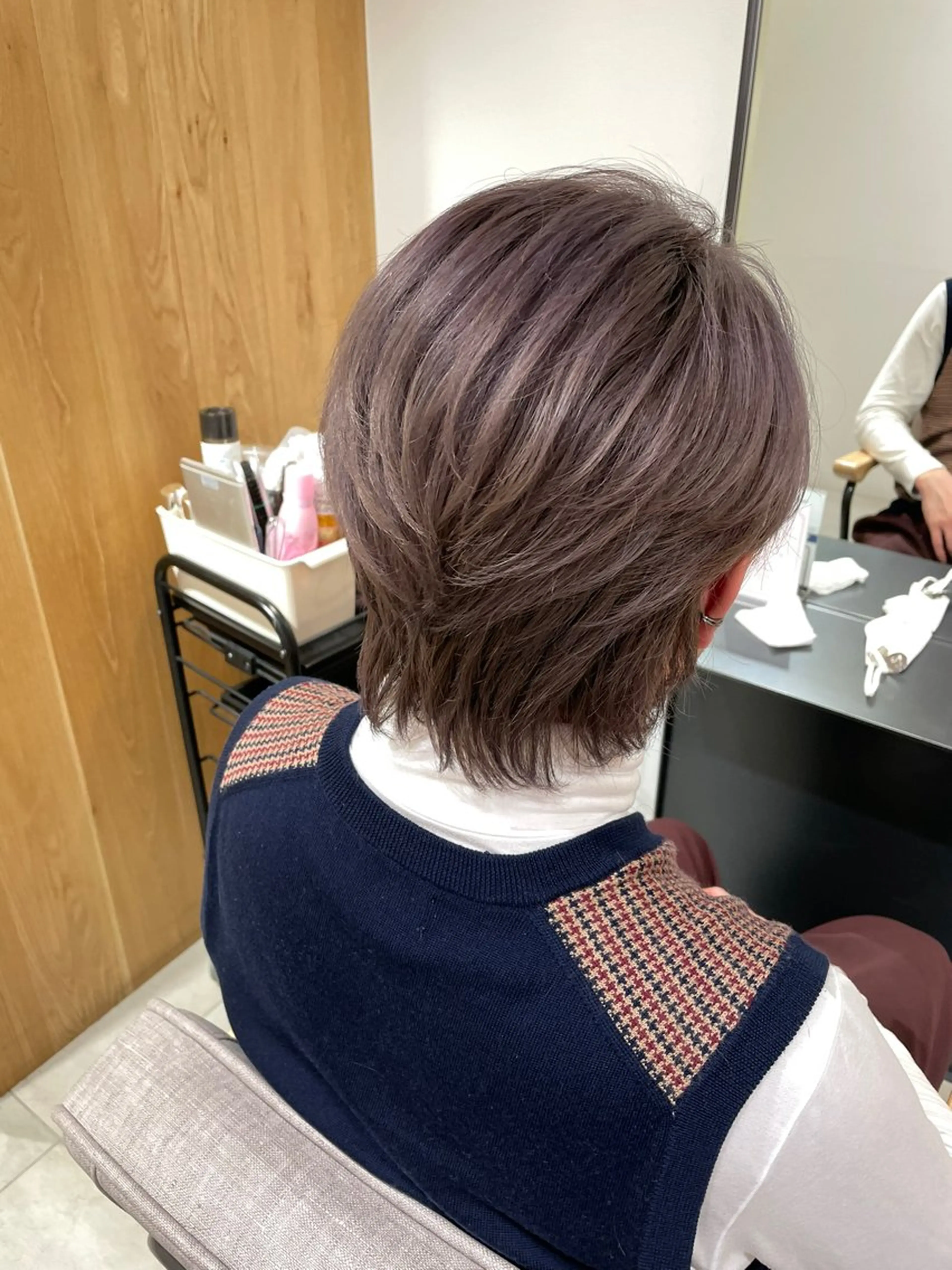 カラー メンズ メンズブリーチ ベージュカラー ブリーチ ヘアカラー miyu 美髪縮毛矯正𓂃꙳⋆のヘアスタイル