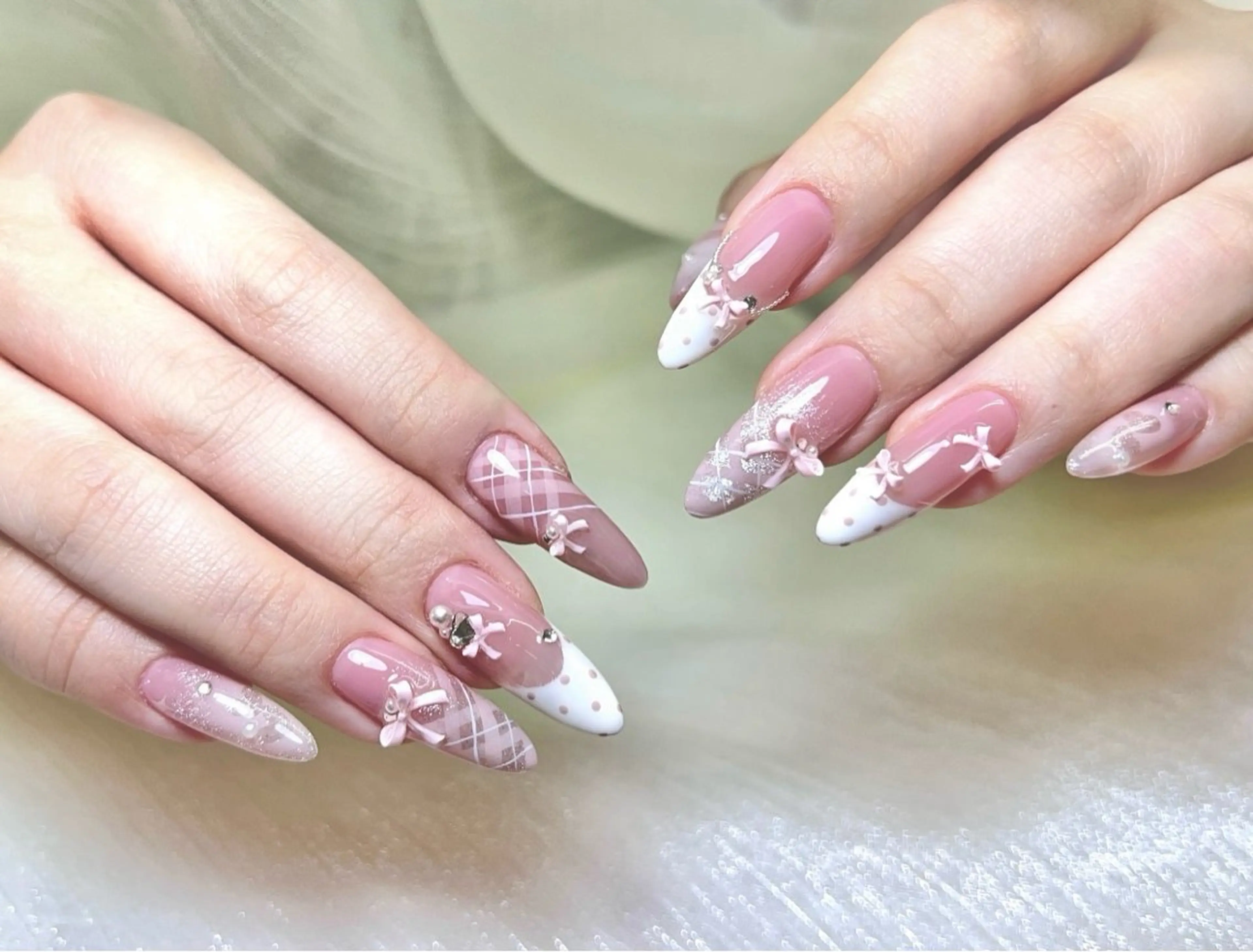 ネイル ハンドネイル ハンドケア you美nail所属・sunnynail 小桃のネイルデザイン