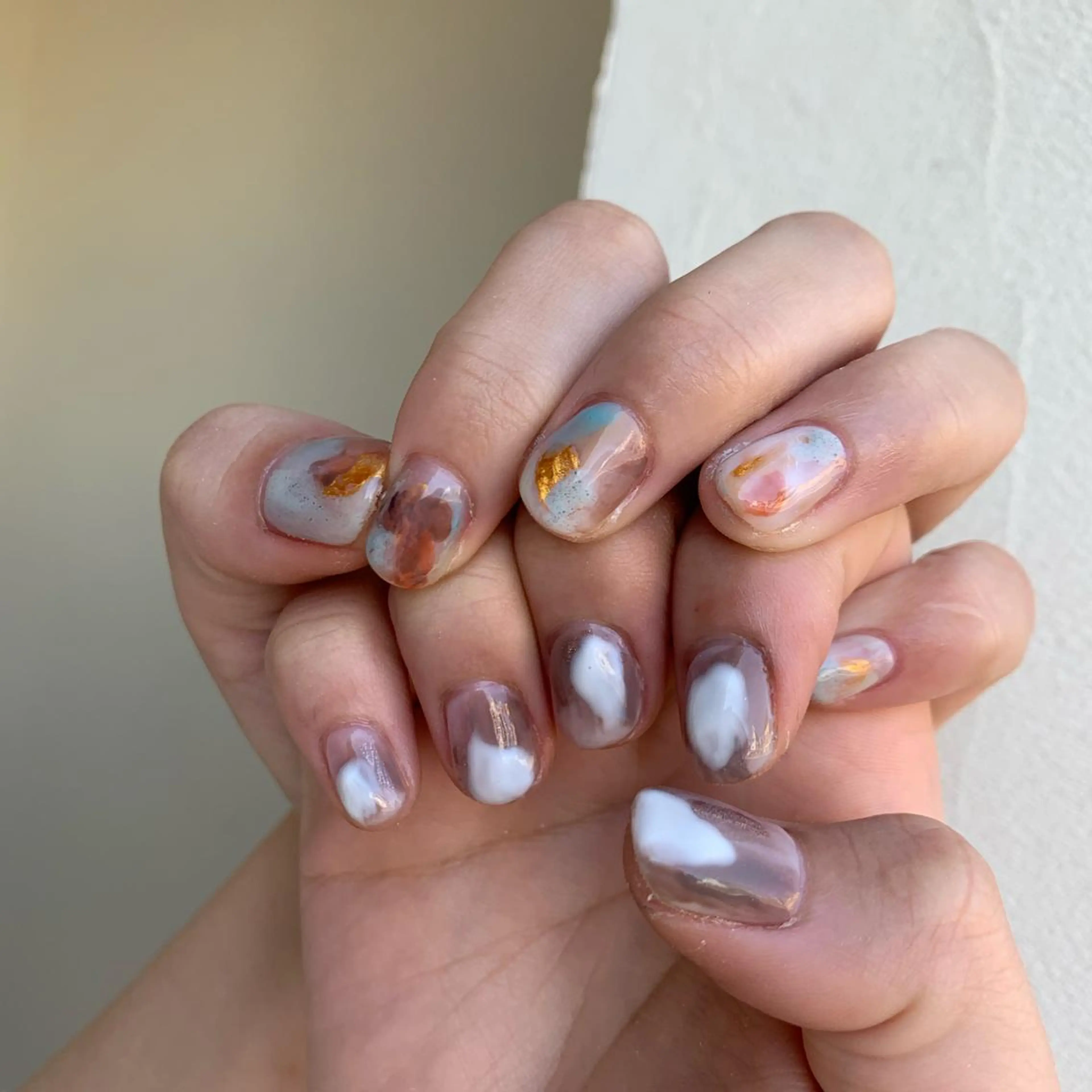 ショート カラー パーマ ヘアアレンジ キッズ ネイル マツエク・マツパ ＿i nails'のネイルデザイン