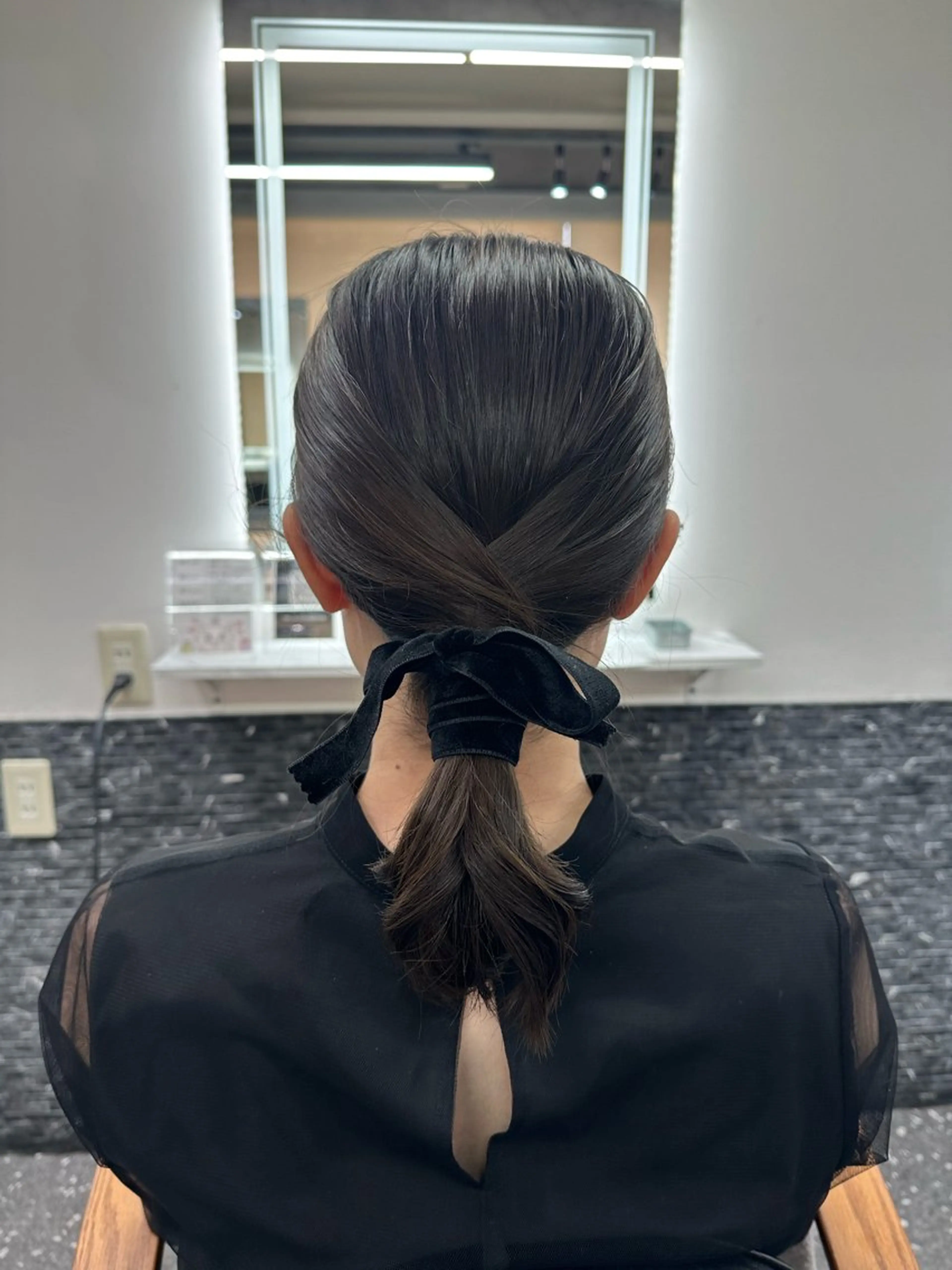 ミディアム ヘアセット 髪質改善⭐️縮毛矯正 中野⭐️Rinaのヘアスタイル