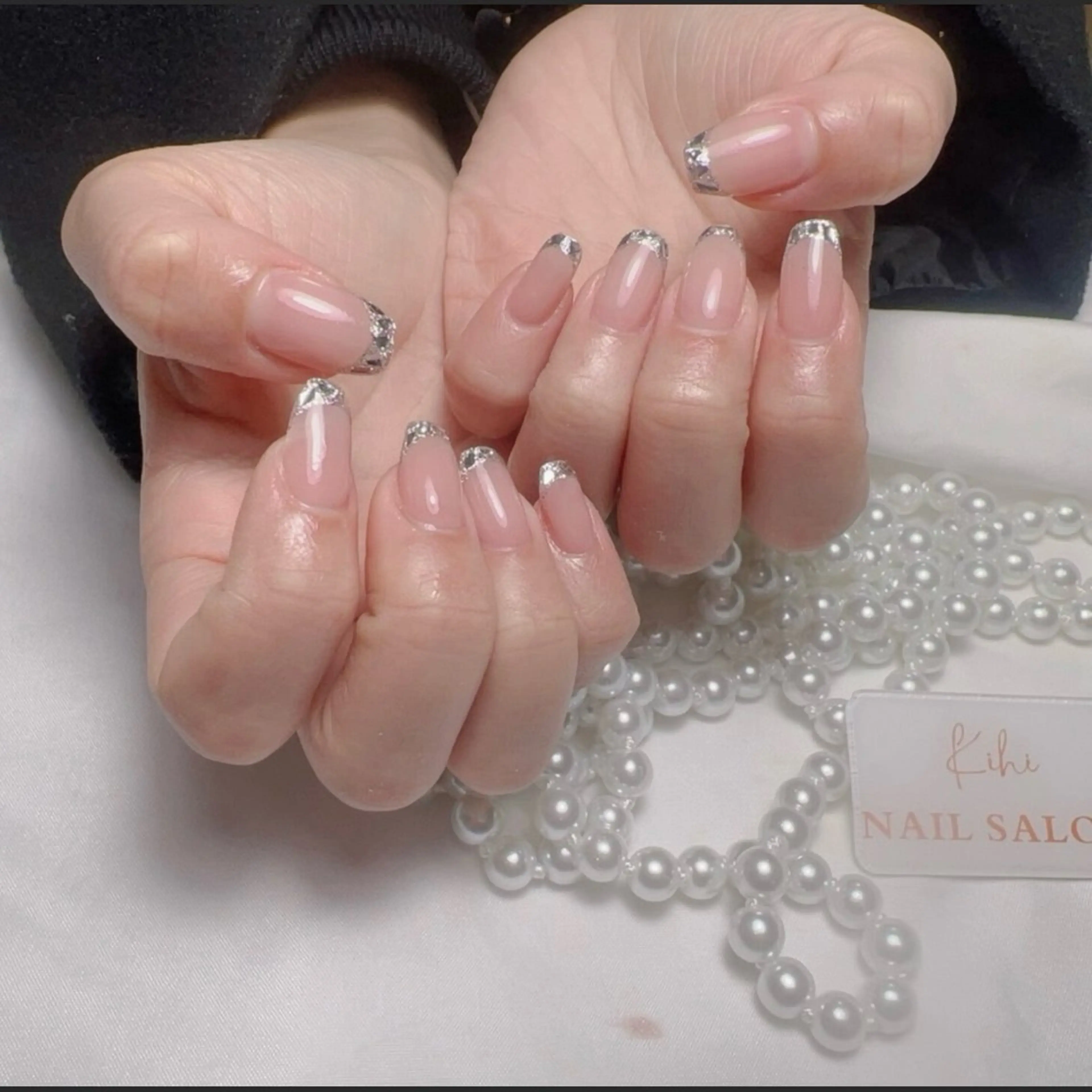 ネイル アートネイル フレンチネイル ジェルネイル グラデーション 韓国ネイル ハンドネイル 💕鈴木ユリ パラジェル/オフ無料のネイルデザイン