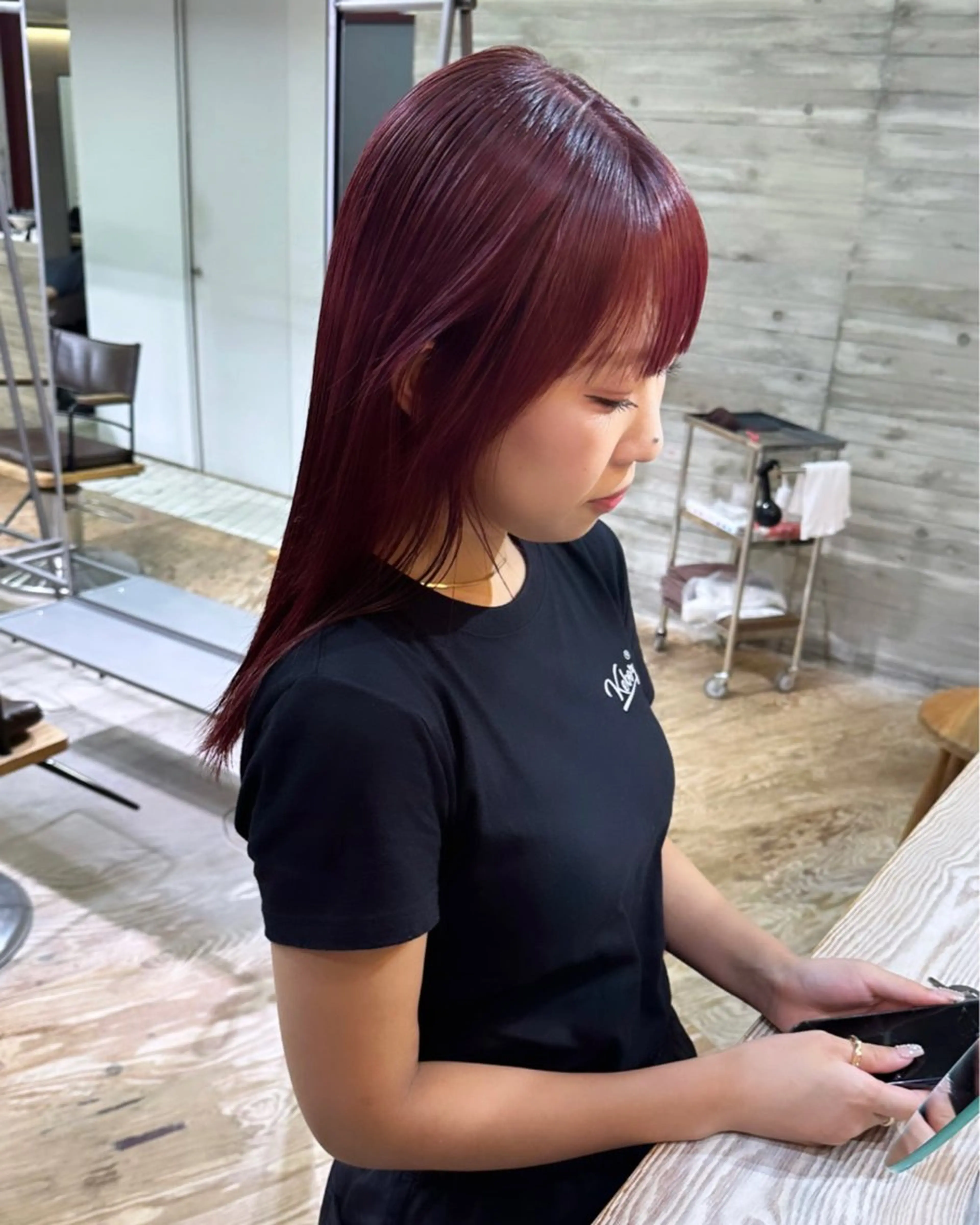 セミロング カラー ヘアアレンジ メンズ ササキカズマ〻透明感 〻色落ち〻赤み消しのヘアスタイル