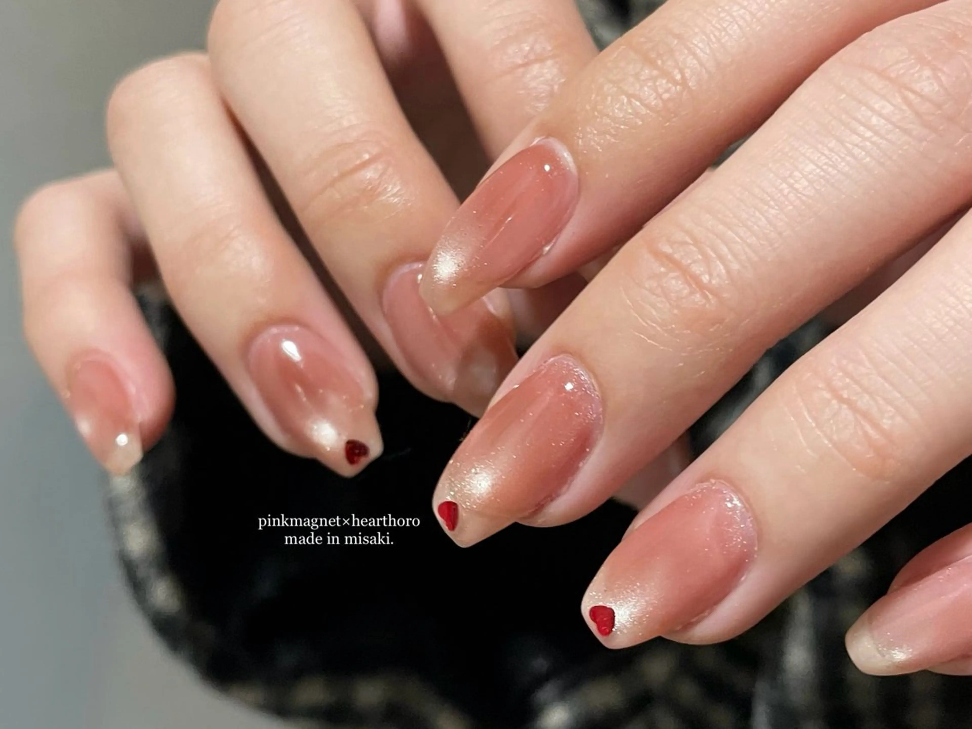 ネイル 赤色 バレンタイン 冬ネイル クリスマス ハンドネイル 🤍One MISAKI🤍のネイルデザイン