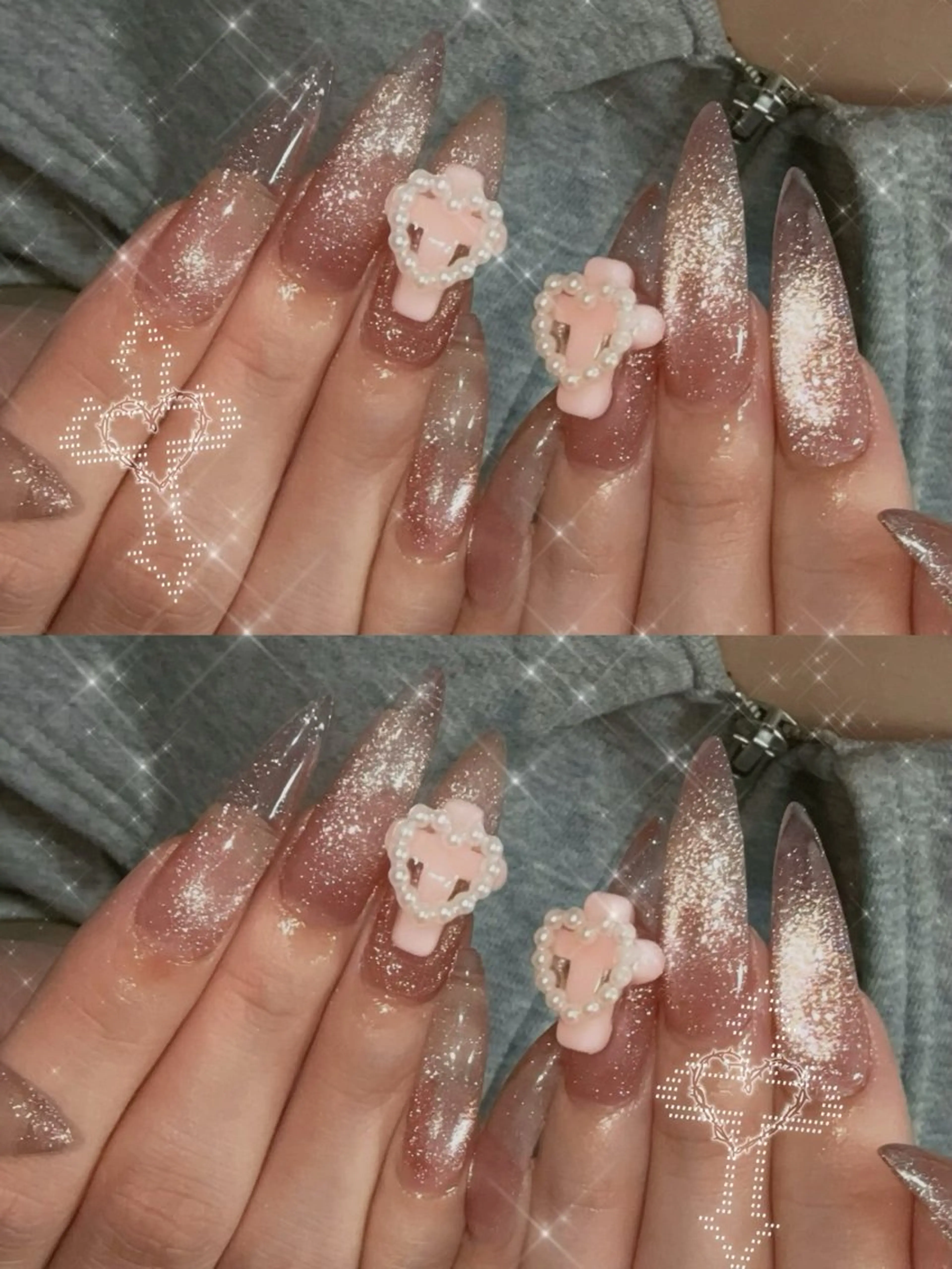 ネイル ハンドネイル 【emu道頓堀】 *HONOKAのネイルデザイン