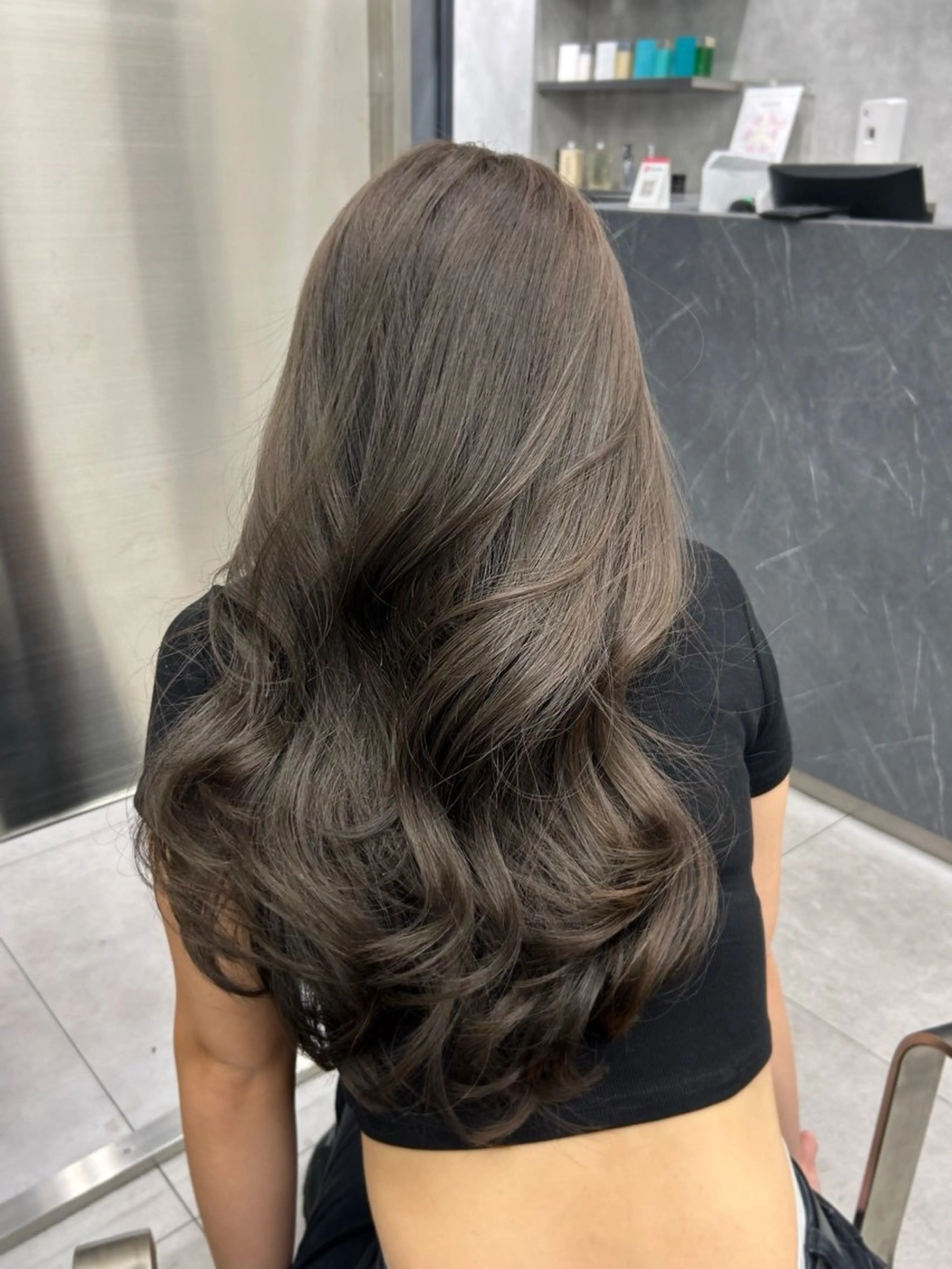 ロング ヘアカラー トリートメント 大人レイヤー/艶美髪 🇺🇸TOMONAのヘアスタイル