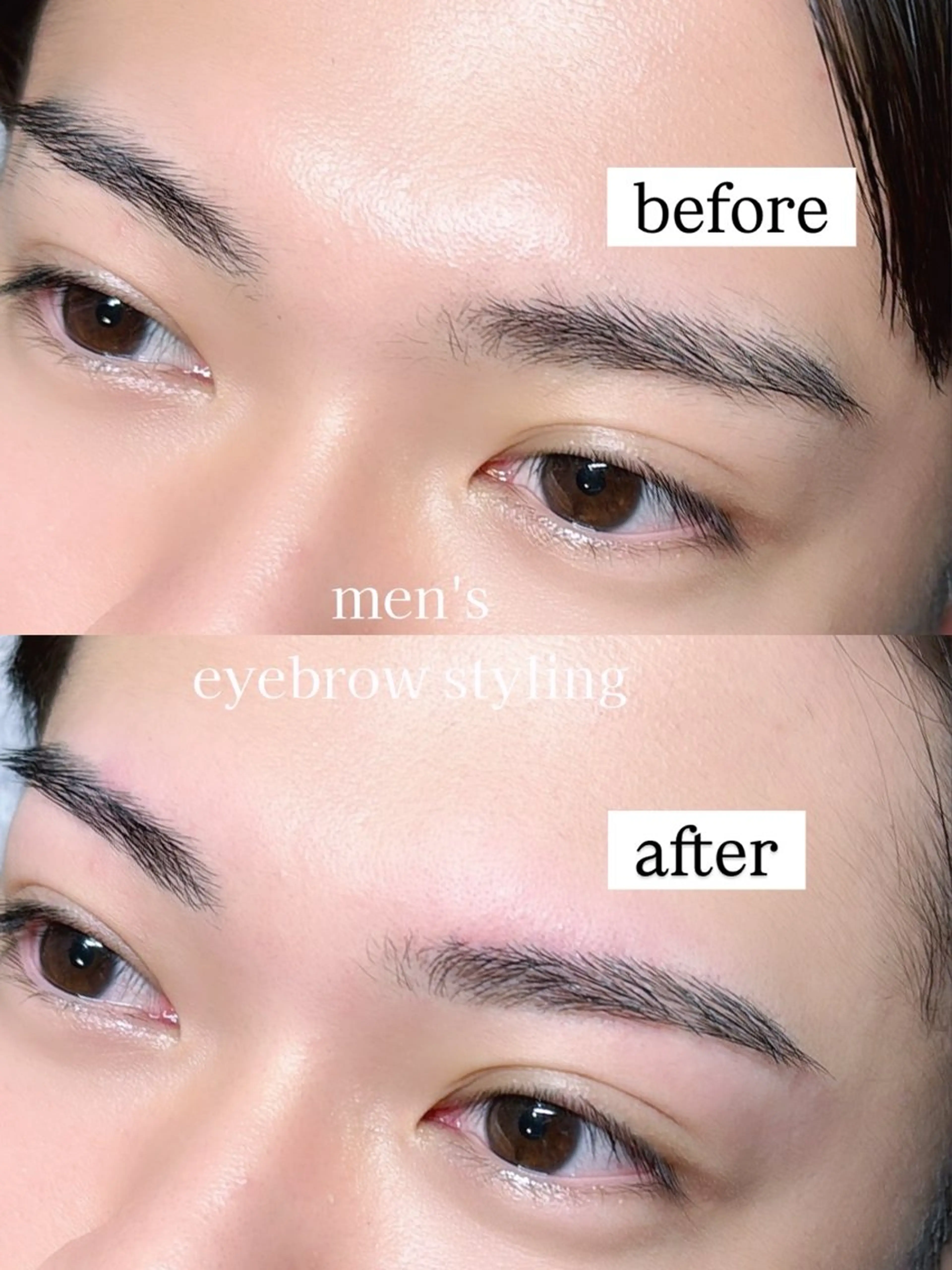 アイブロウ メンズアイブロウ ワックス脱毛 眉カット 川上 優佳のマツエク・マツパデザイン